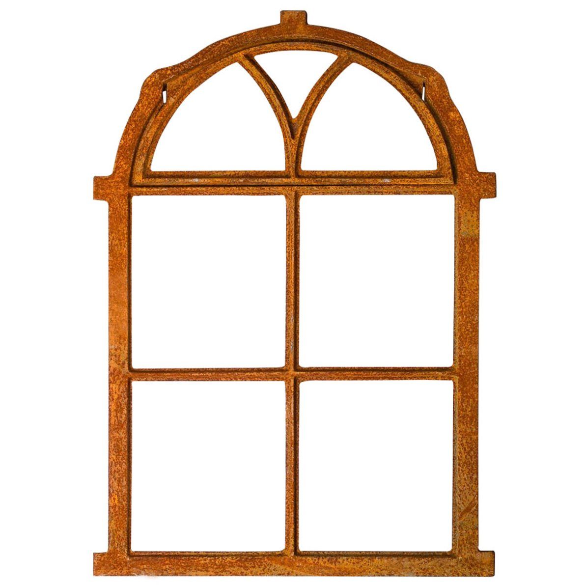 Dekoobjekt Nostalgie Stallfenster 54x77cm Klappe Eisenfenster Rahmen rostig Antik