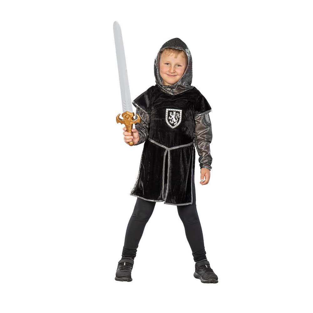 MICA Kostüm Kinderkostüm - Schwarzer Ritter - Gr. 134 - 140 cm
