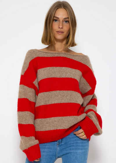 SASSYCLASSY Strickpullover Flauschiger Overisze Pullover Softer Oversize Pullover