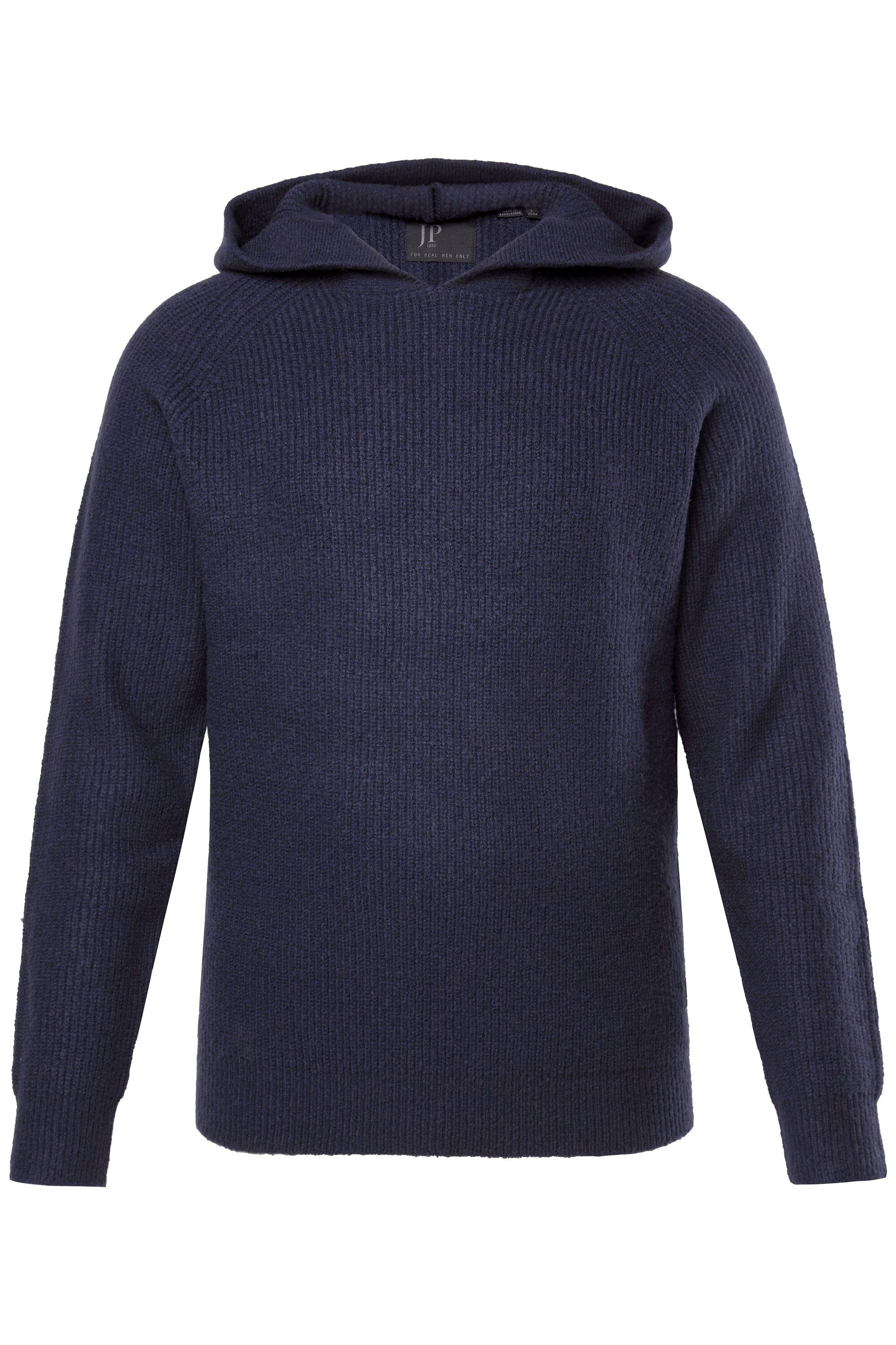 Rundhalspullover Hoodie CashmereTouch Strick Kapuze