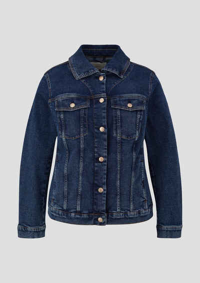 s.Oliver Funktionsjacke Klassische Jeansjacke Ziernaht