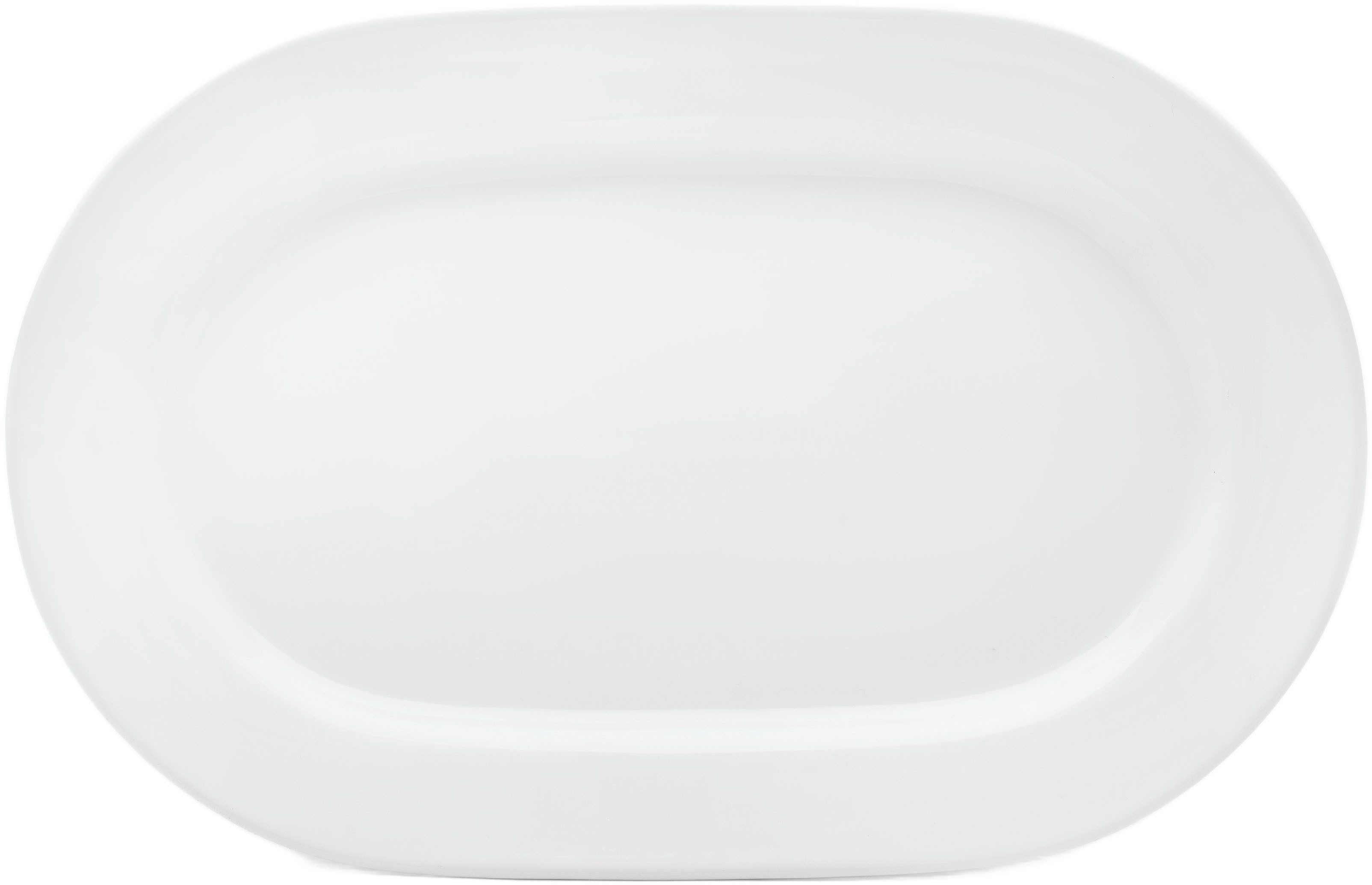 van Well Servierplatte Trend, Porzellan, (Set, 3-tlg), spülmaschinenfest und mikrowellengeeignet, 30 cm