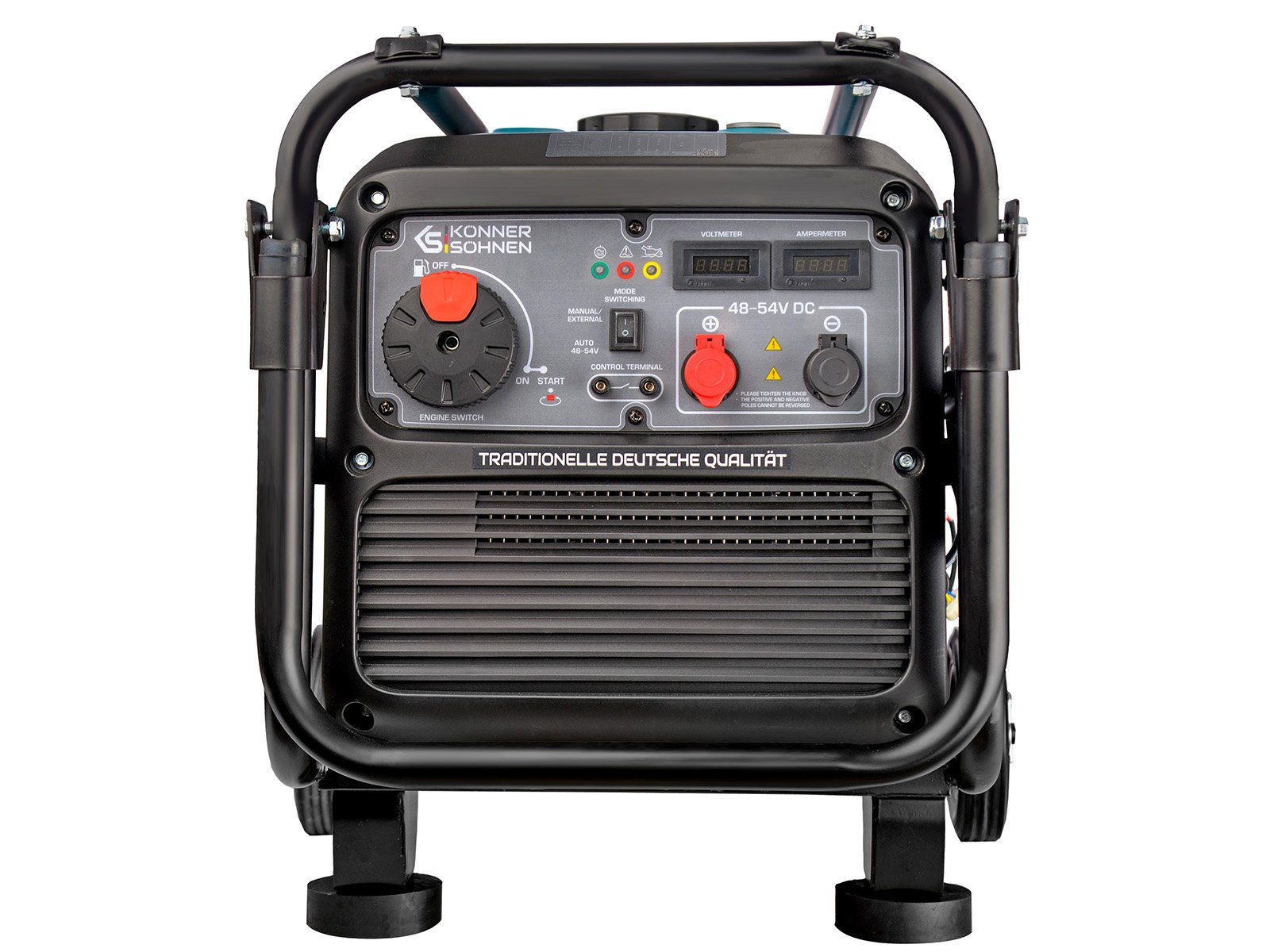 Könner & Söhnen Stromerzeuger KS 48V-DC, (Gleichstromgenerator und Notstrom-Ladegerät, 1-tlg., für 48V-Batteriespeicher mit automatischem Start und EURO 5 Motor), Ladestrom bis 70 A, AUTO & EXTERNAL CONTROL Modus, Kupferwicklung