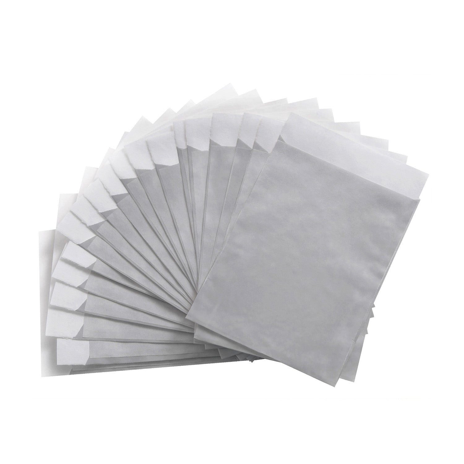 Logbuch-Verlag Geschenkpapier Silberfarbene Papierbeutel (9,5 x 14 cm) - Verpackung für kleine