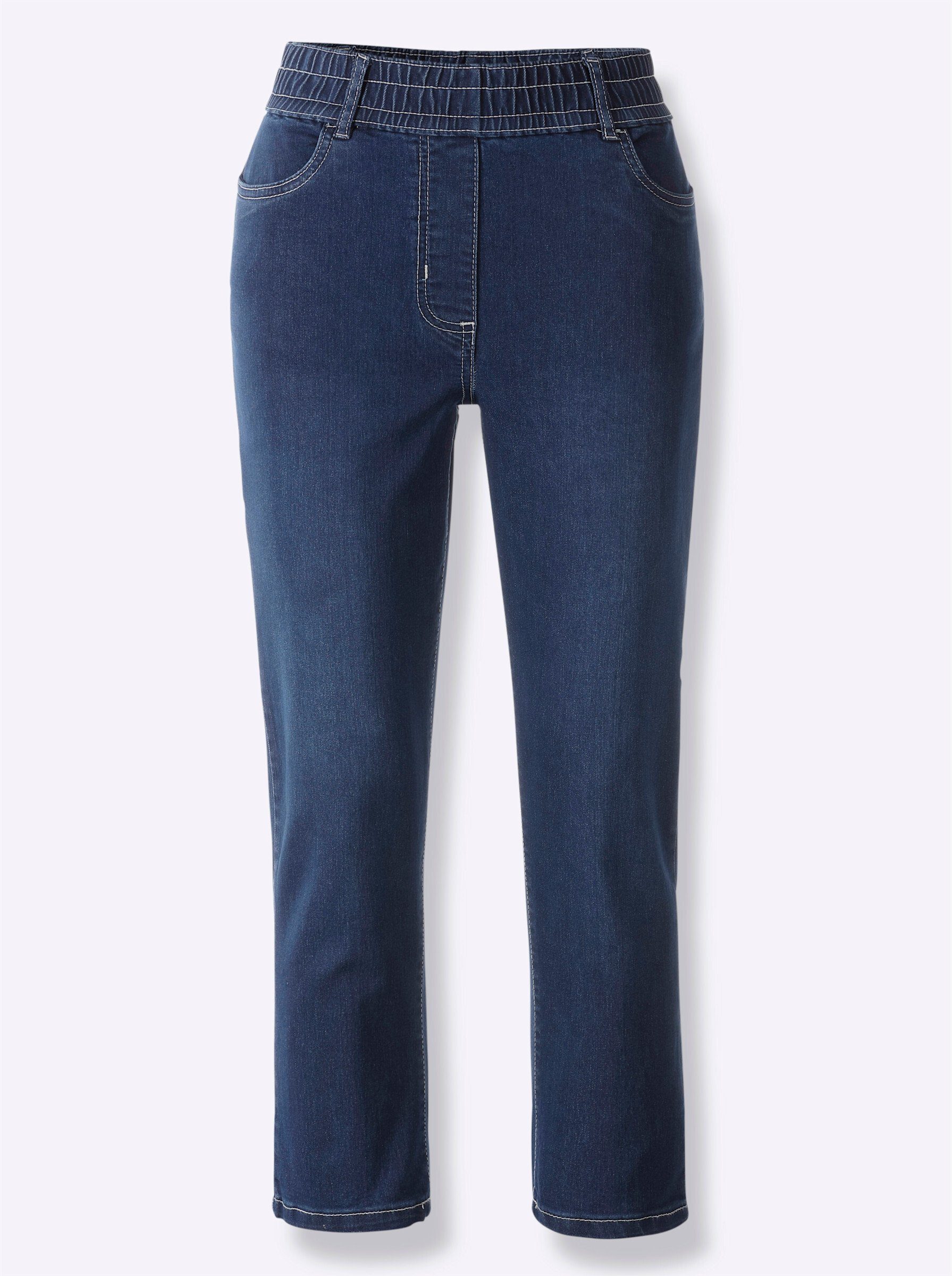 Sieh an! Jeansshorts 3/4-Jeans komfortabel – Bild 4 von 4