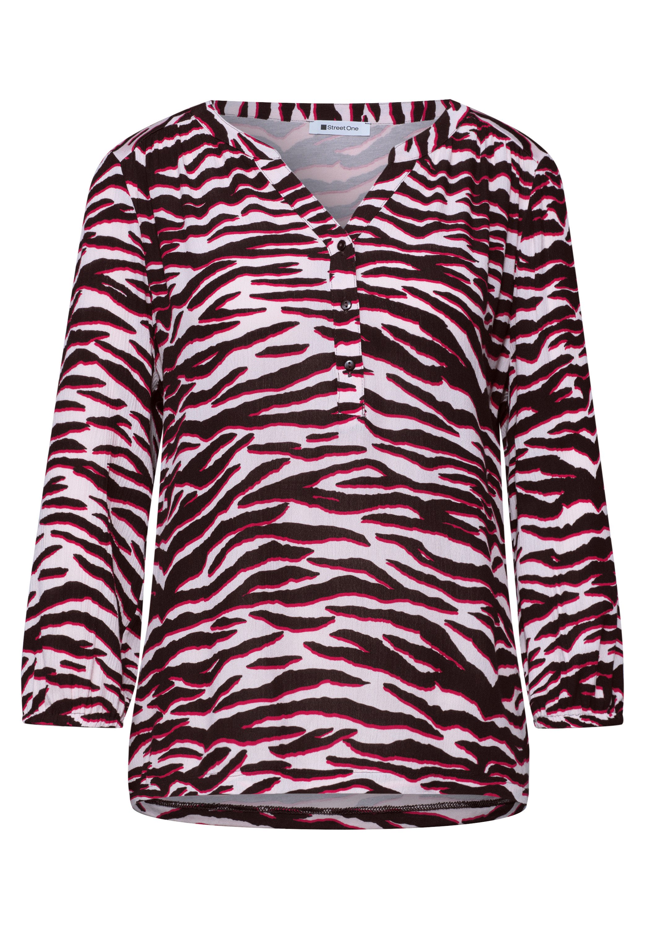 STREET ONE 3/4-Arm-Shirt mit Strukturmix – Bild 4 von 5