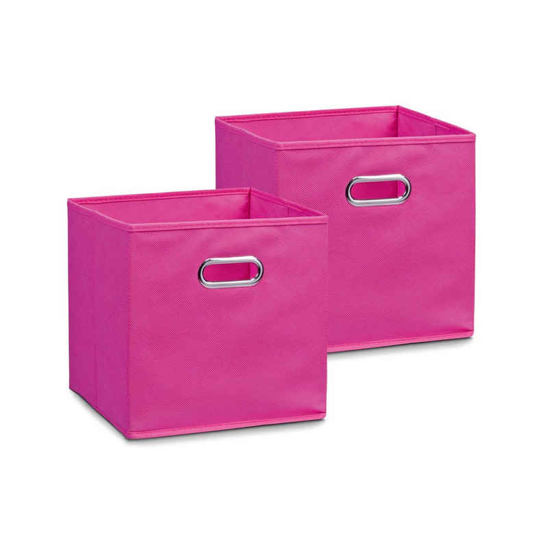 HTI-Living Aufbewahrungsbox Aufbewahrungsbox Vlies Pink 2er-Set (Set, 2 St., 2x Aufbewahrungsboxen), Ordnungsbox Faltbox Regalbox