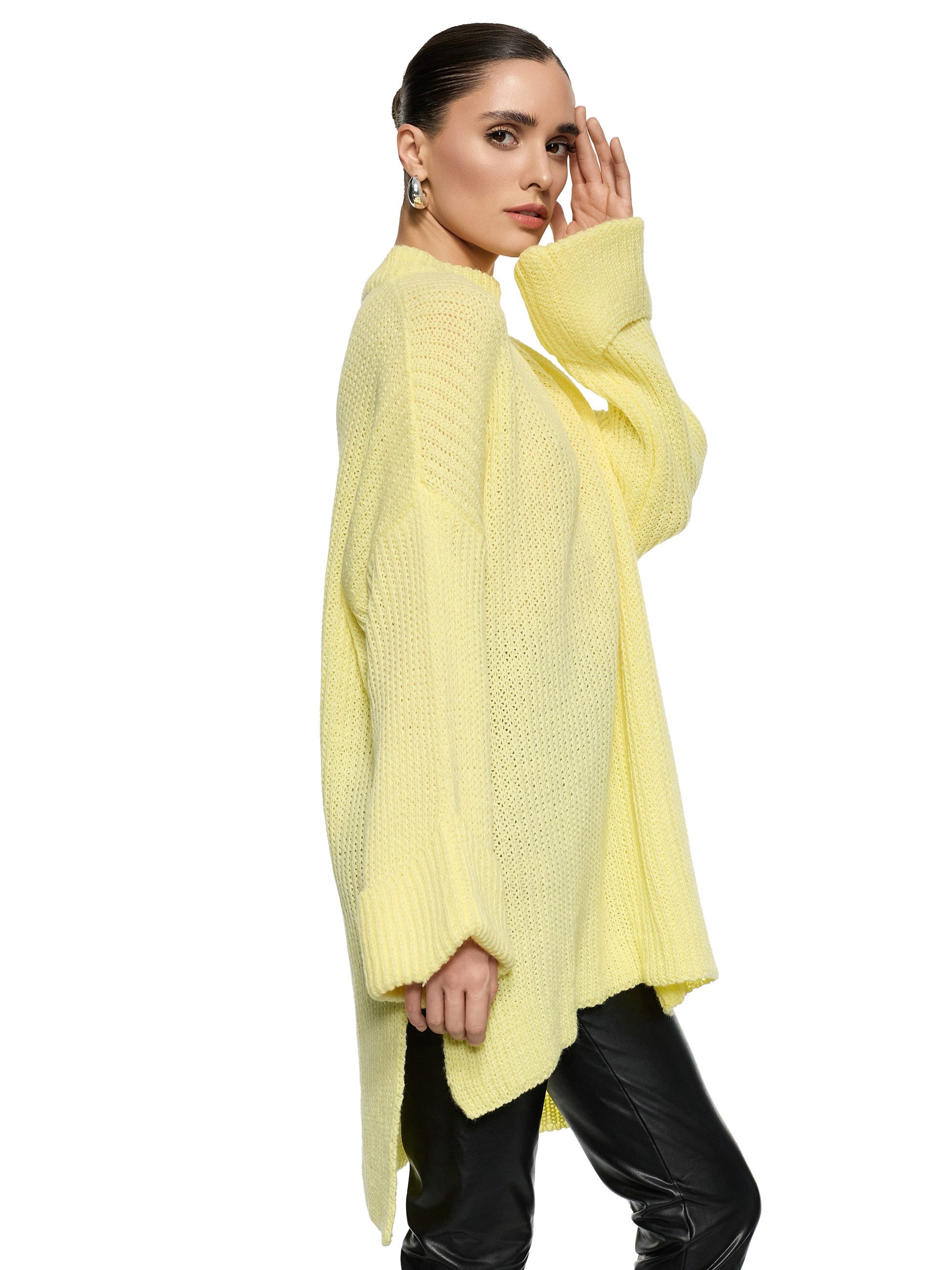 Worldclassca Longpullover WORLDCLASSCA Damen Oversize Strickpulllover günstig online kaufen