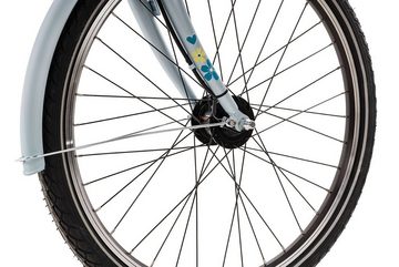 Almrausch Kinderfahrrad Zucker 21 24 Trapez, 21 Gang Shimano TX35, 7-fach Schaltwerk, Kettenschaltung, Jugendfahrrad 24 Zoll blau