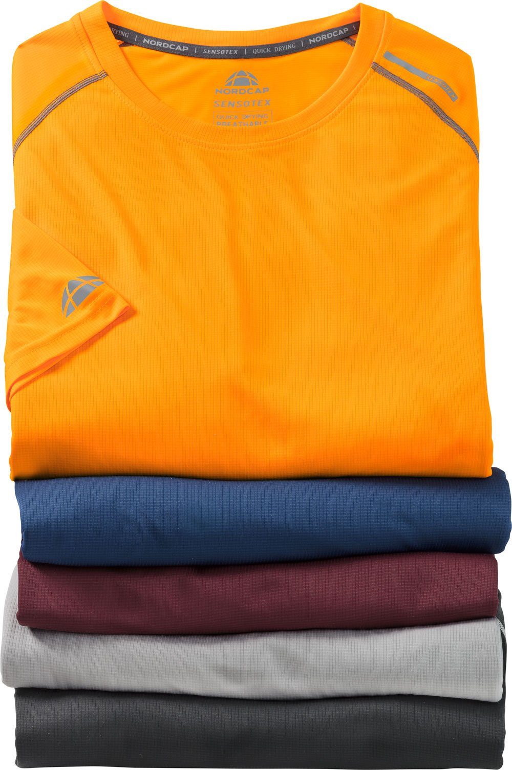 Nordcap Funktionsshirt (Spar-Set, 5er-Pack) mit optimalem Feuchtigkeitstransport