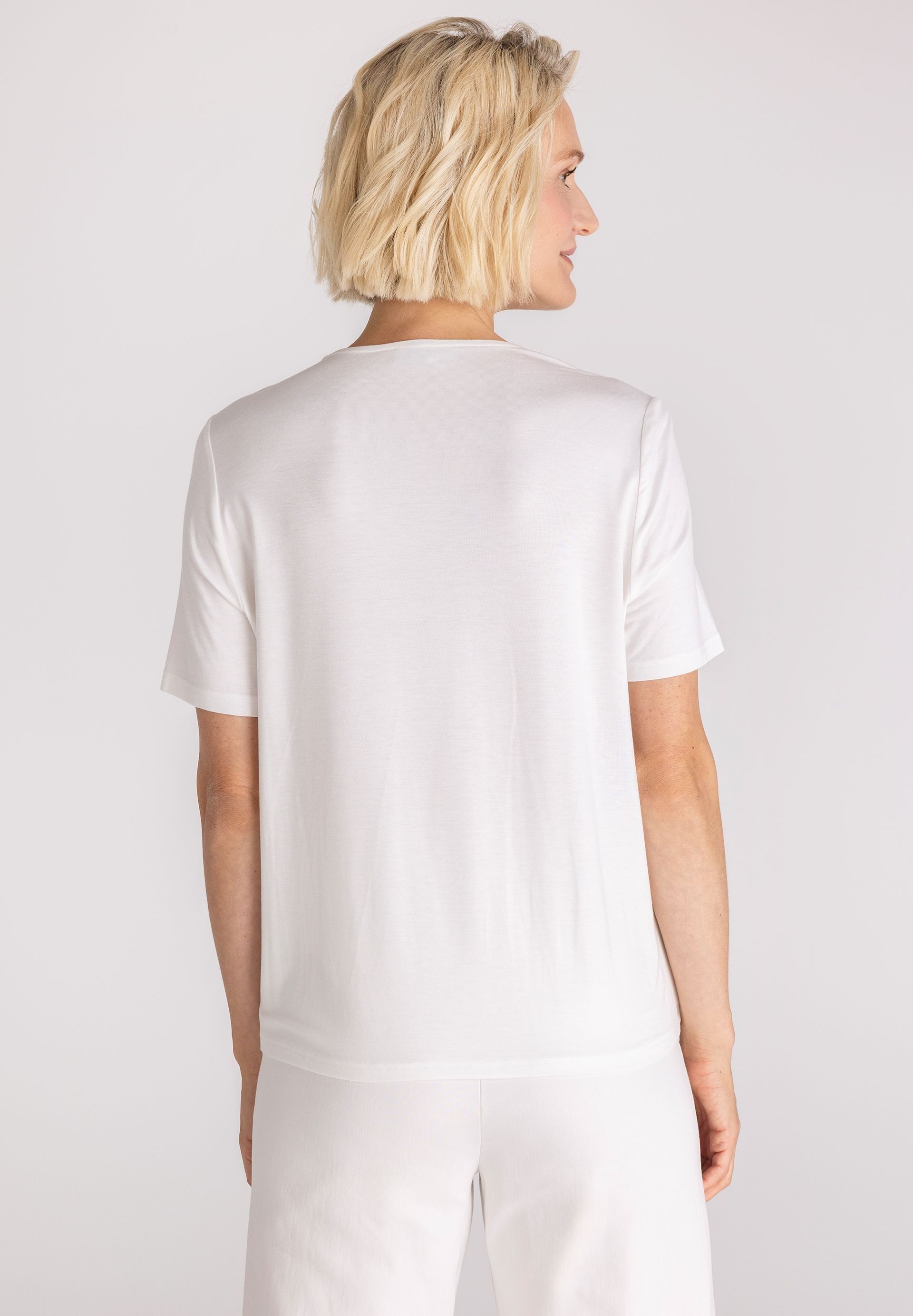 FRANK WALDER Blusenshirt mit feiner Naht