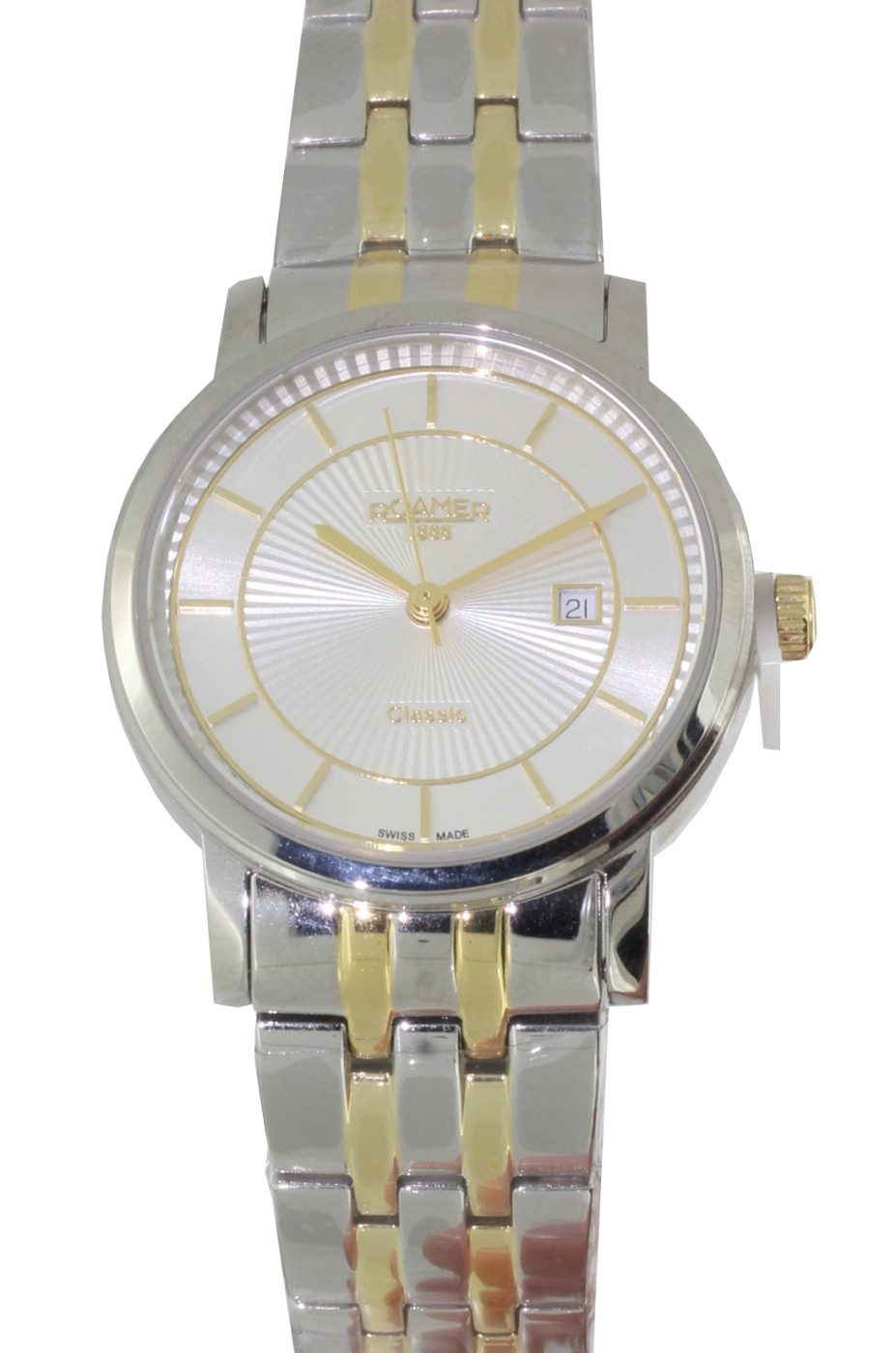 Roamer Quarzuhr Roamer Quarzuhr Classic Line 709844 47 17 70, (Gold)