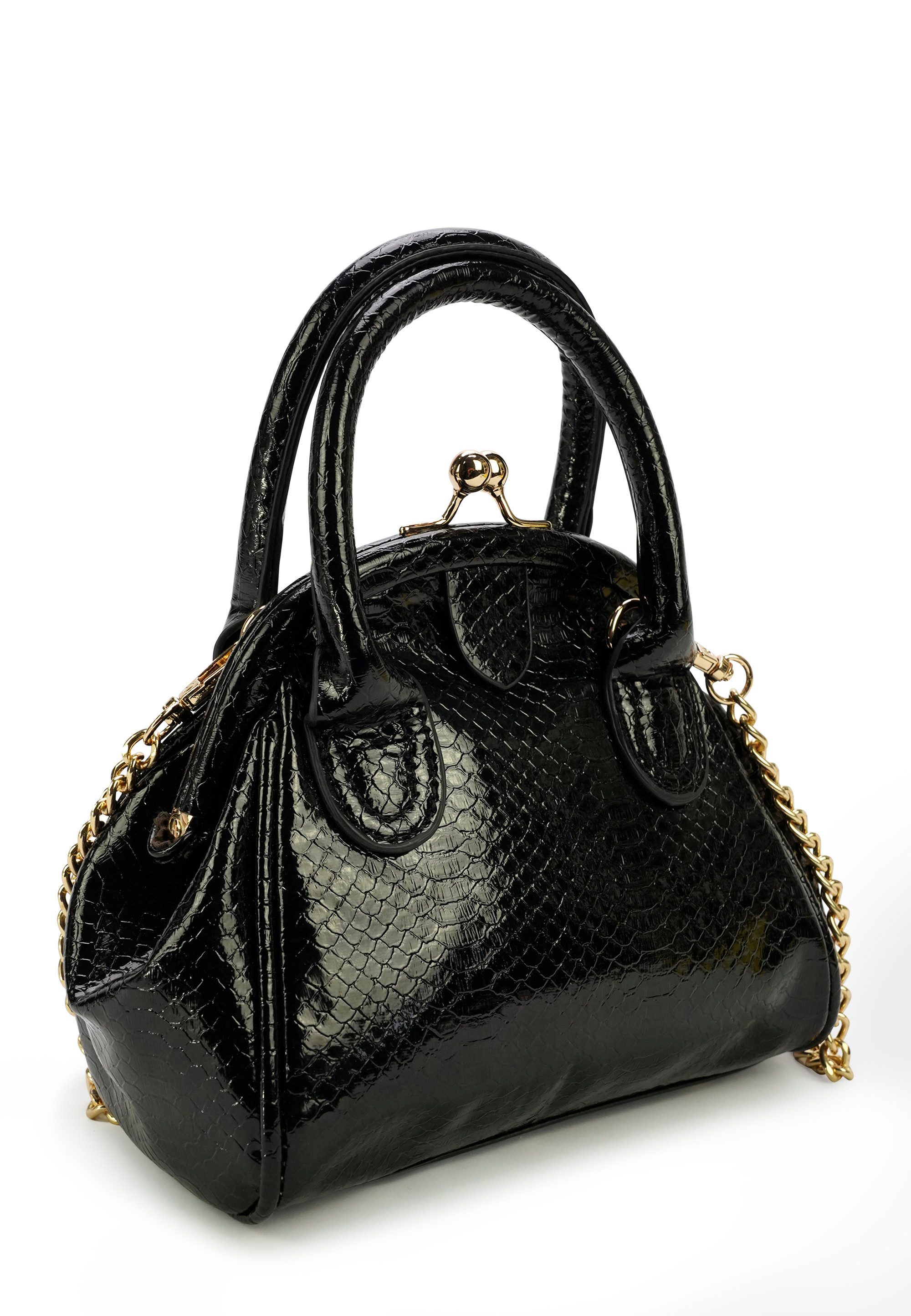 Harpa Henkeltasche VALENTINA, in glänzender Kroko-Optik günstig online kaufen