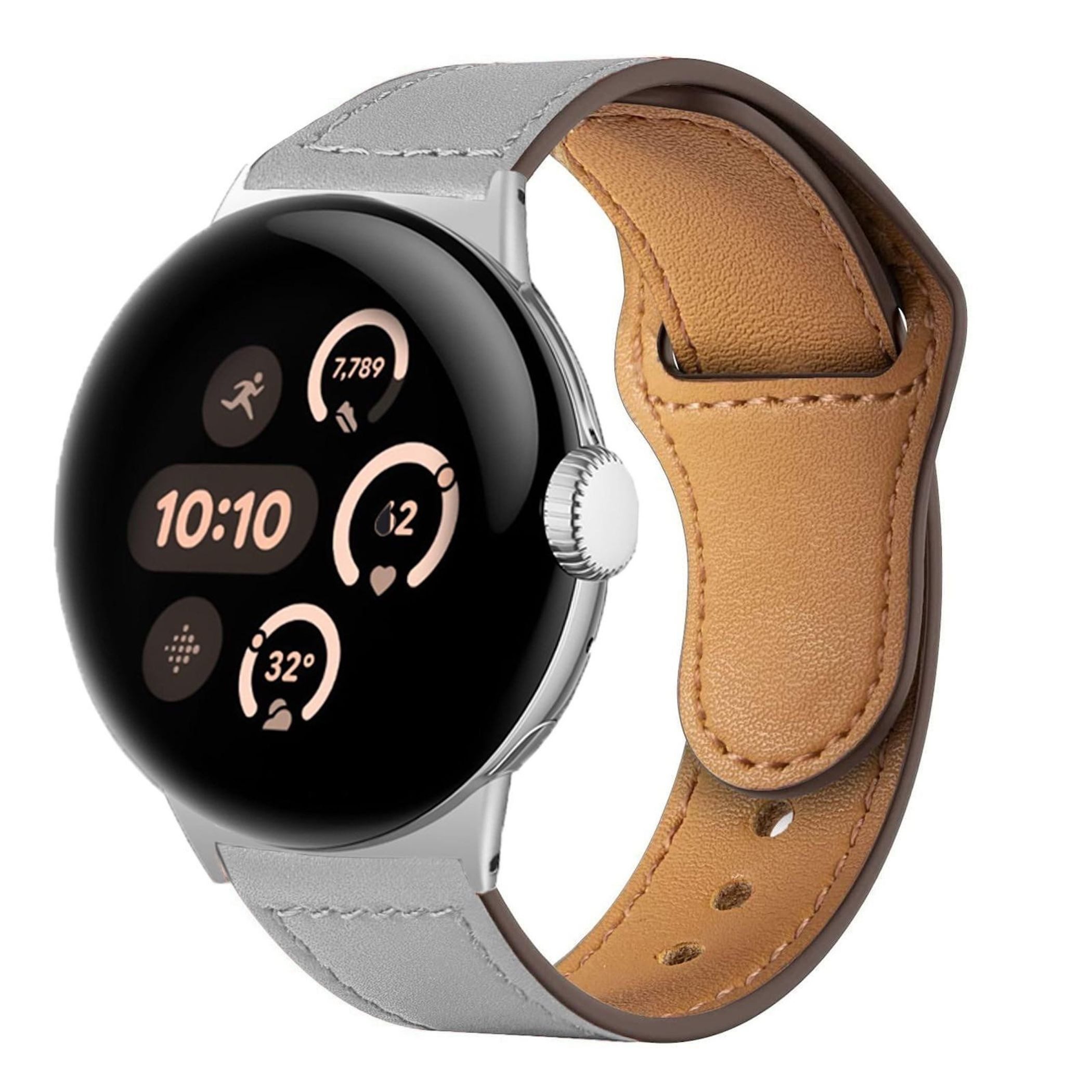 Wigento Smartwatch-Armband Für Google Pixel Watch 4 / 3 / 2 / 1 41mm Leder günstig online kaufen