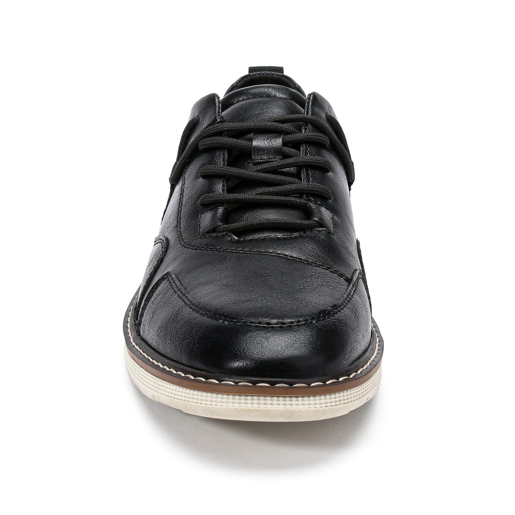 Allthemen Schnürschuh Herren Casual Komfortabel Schnürschuhe im Vintage-Design Freizeitschuh