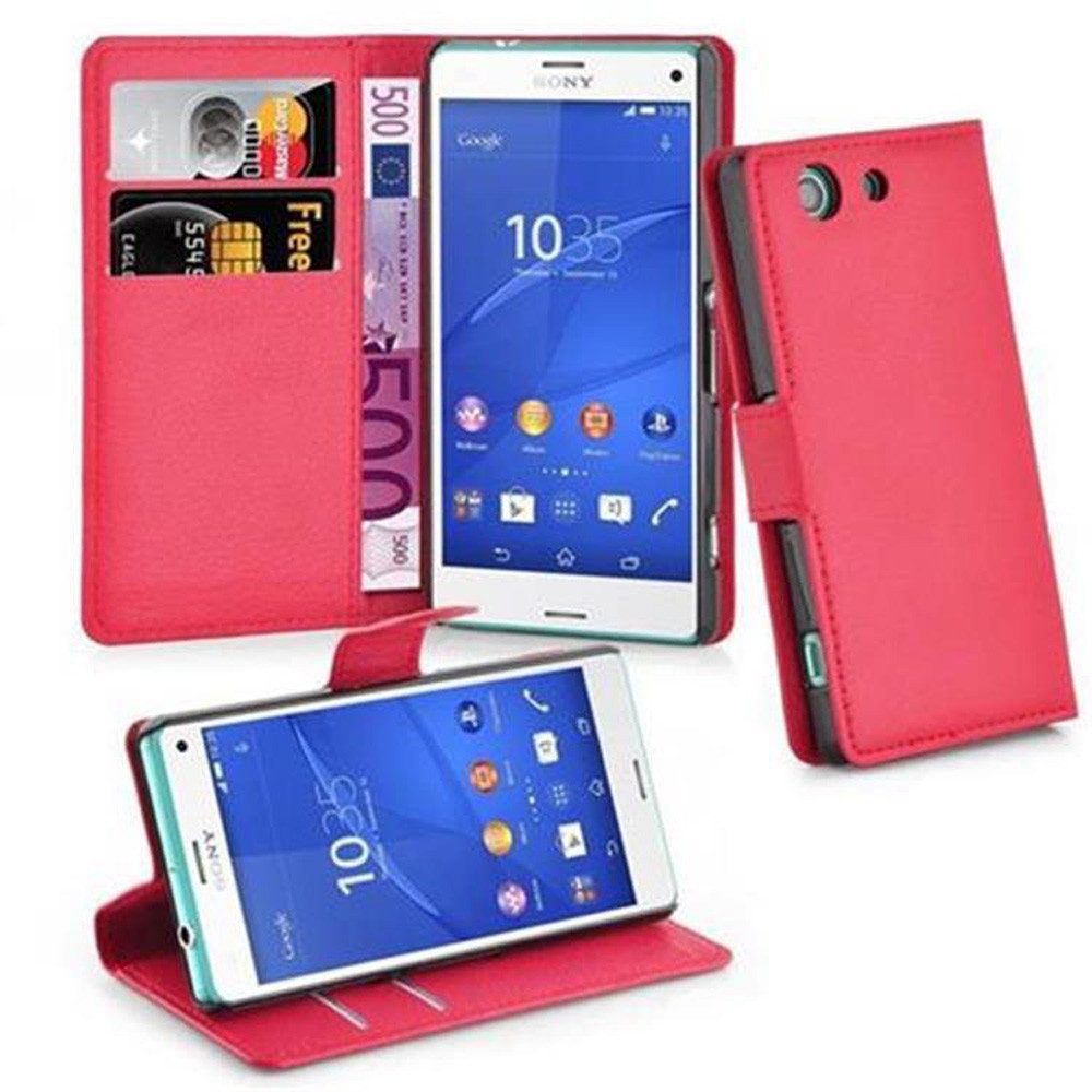 Cadorabo Handyhülle Sony Xperia Z3 COMPACT Sony Xperia Z3 COMPACT, Klappbare Handy Schutzhülle - Hülle - mit Standfunktion und Kartenfach