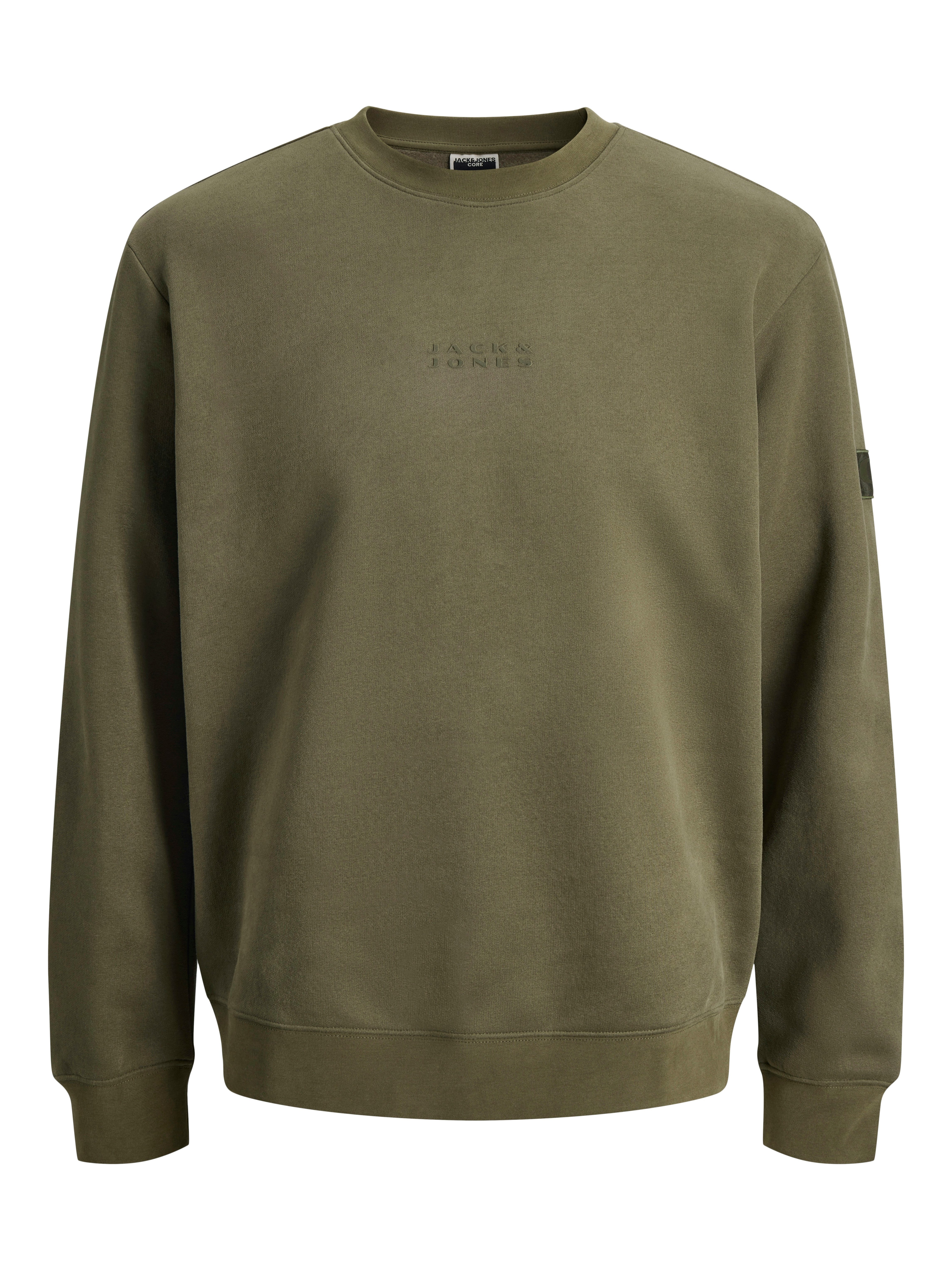 Jack & Jones Sweatshirt JCOPOINT SWEAT BADGE CREW NECK BF günstig online kaufen