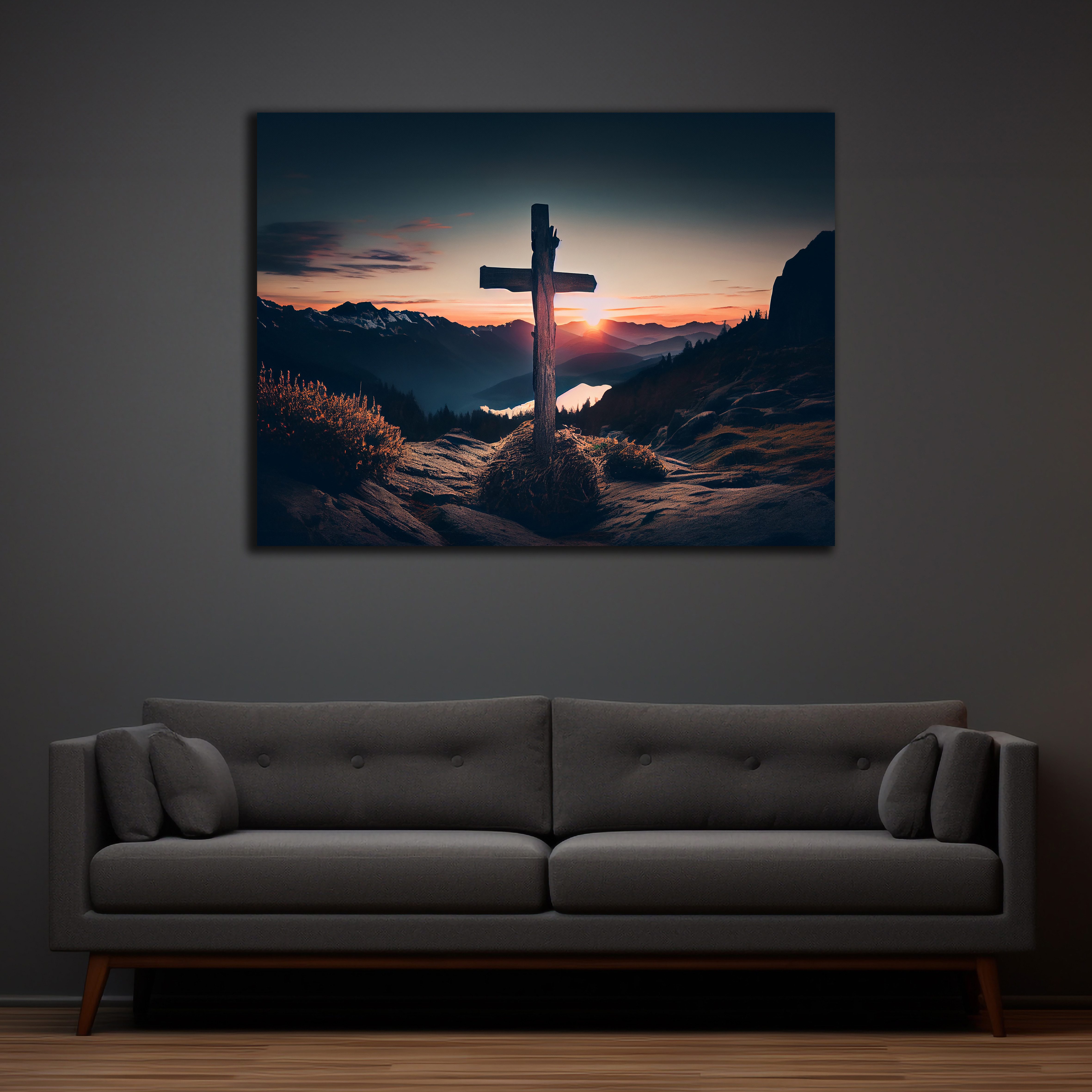 DARO Design Leinwandbild Modern Abstrakt Wandbilder XXL Wandbild Wand Deko günstig online kaufen