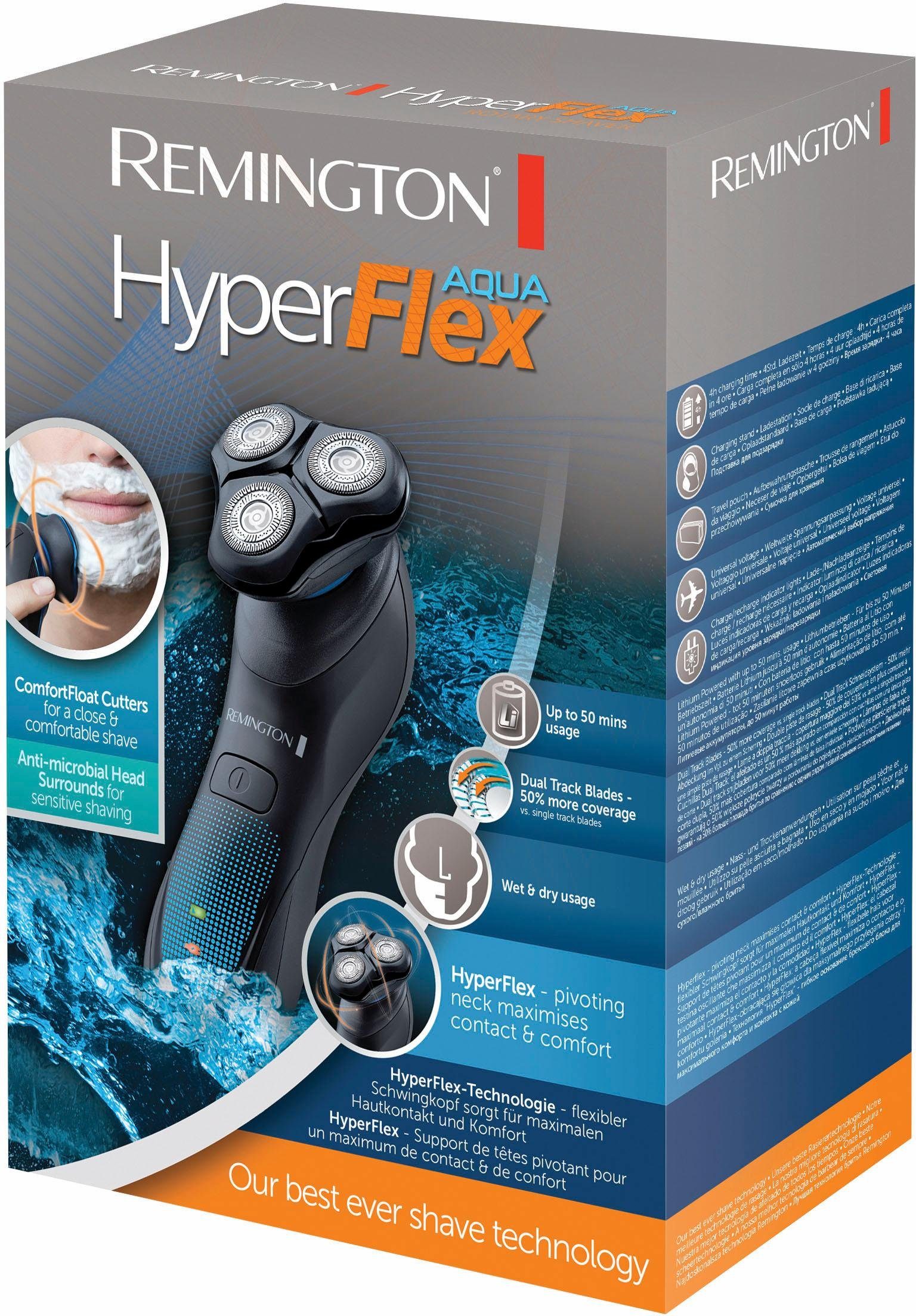 XR1430, HyperFlex Remington HyperFlex-Technologie Langhaartrimmer, Aqua Elektrorasierer