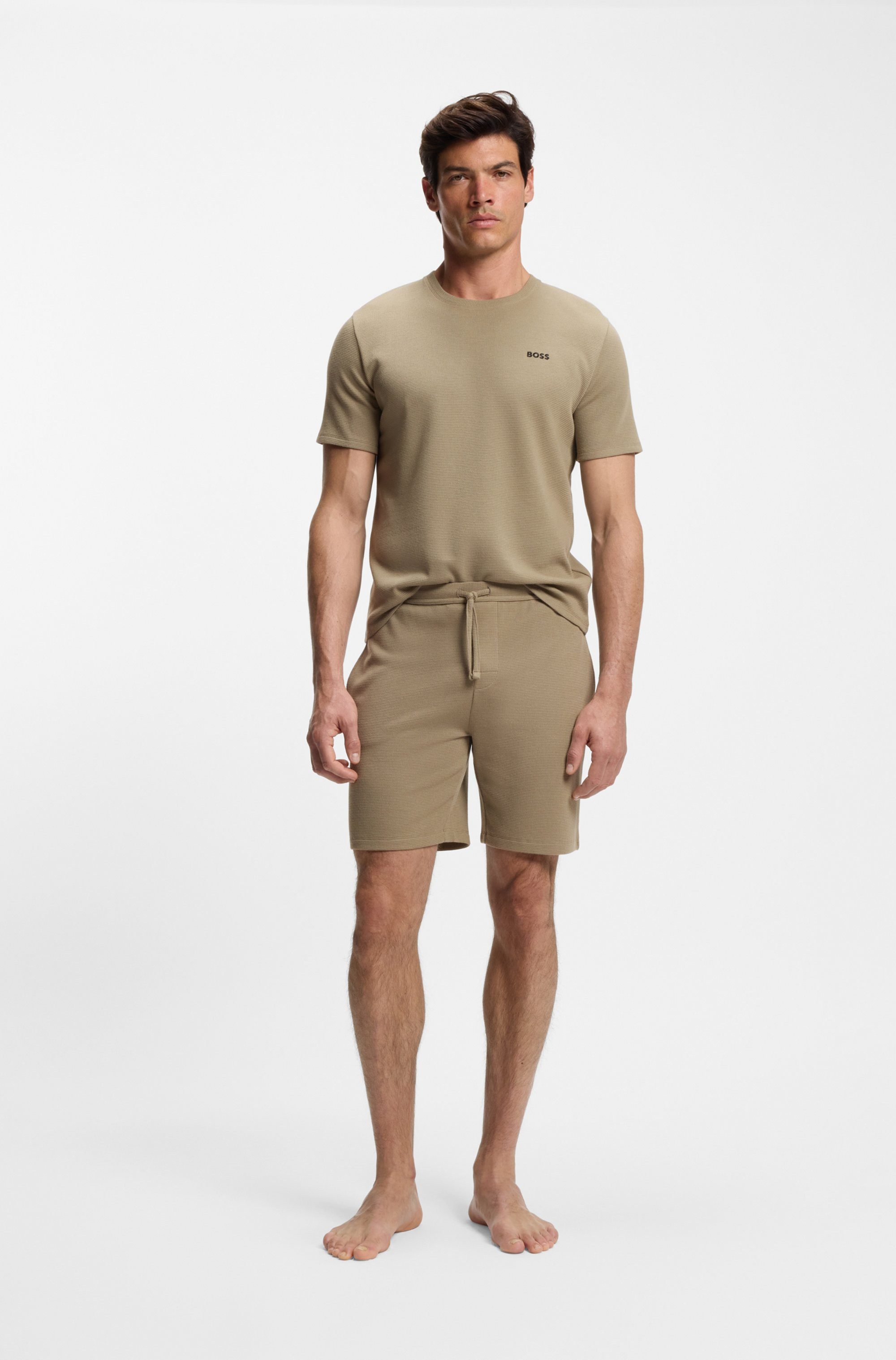 BOSS Pyjamashorts Waffle Shorts