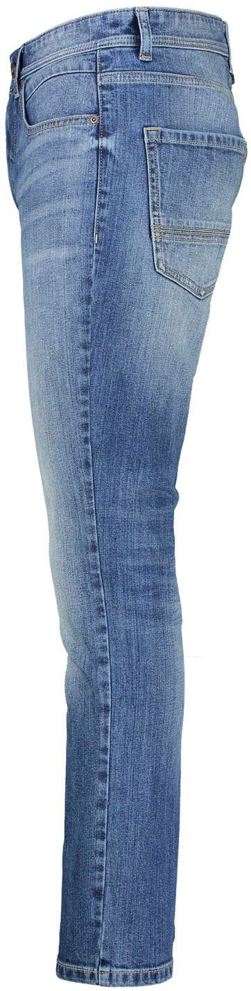 LERROS mit 5-Pocket-Jeans leichten Baxter blue Abriebeffekten strong