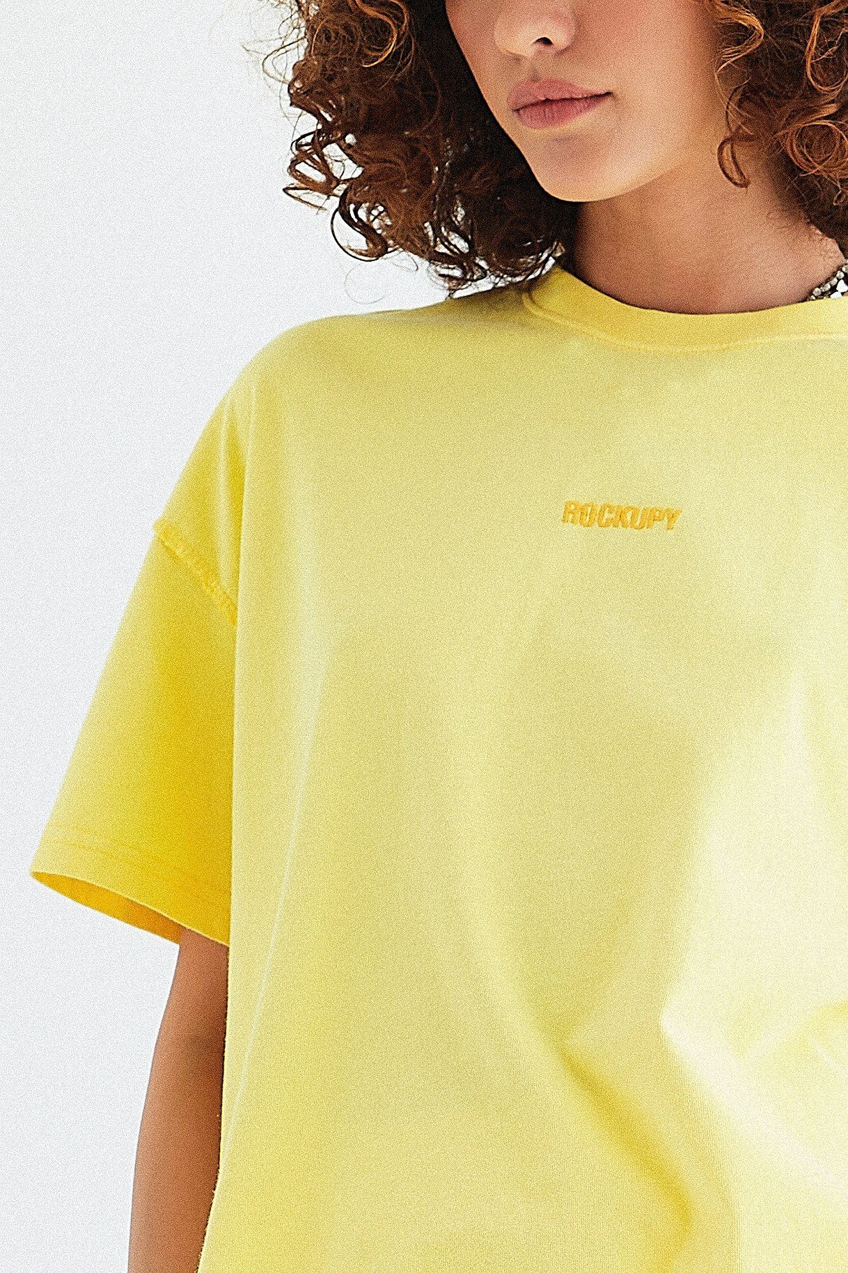 Rockupy T-Shirt für Damen in Gelb günstig online kaufen