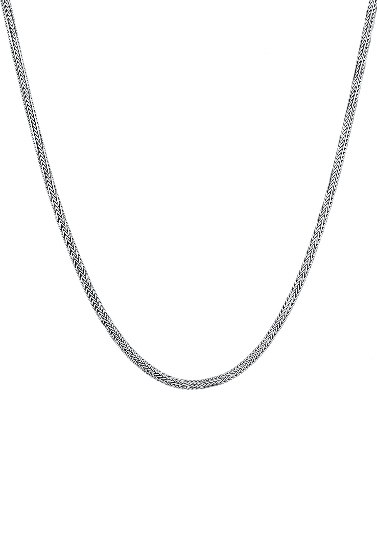 Kuzzoi Silberkette Männer Zopf Schlangenkette 4mm Oxidiert 925 Silber günstig online kaufen