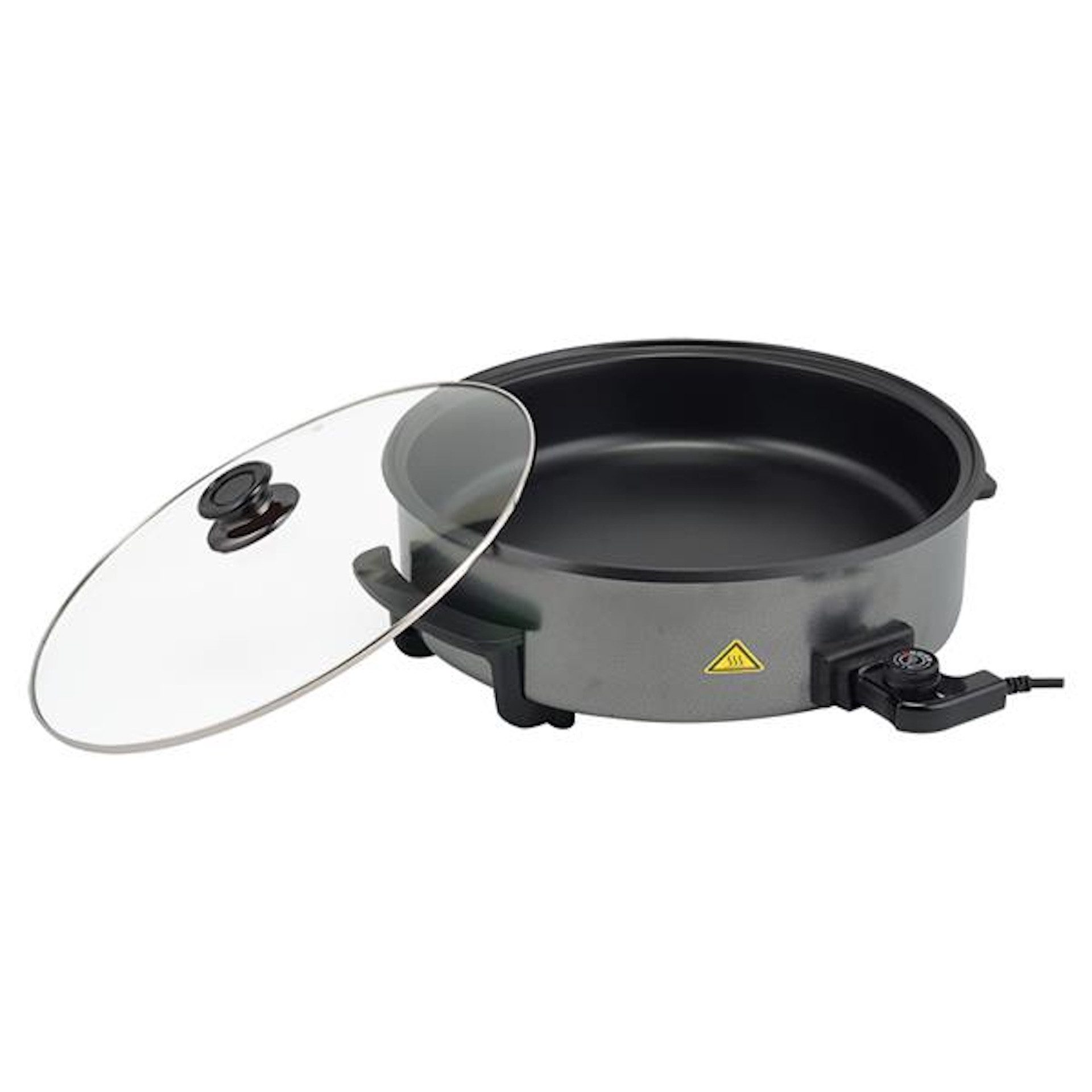 Elta Elektrische Pizzapfanne, 1500 W, 9 cm hoher Rand, 42 cm Durchmesser