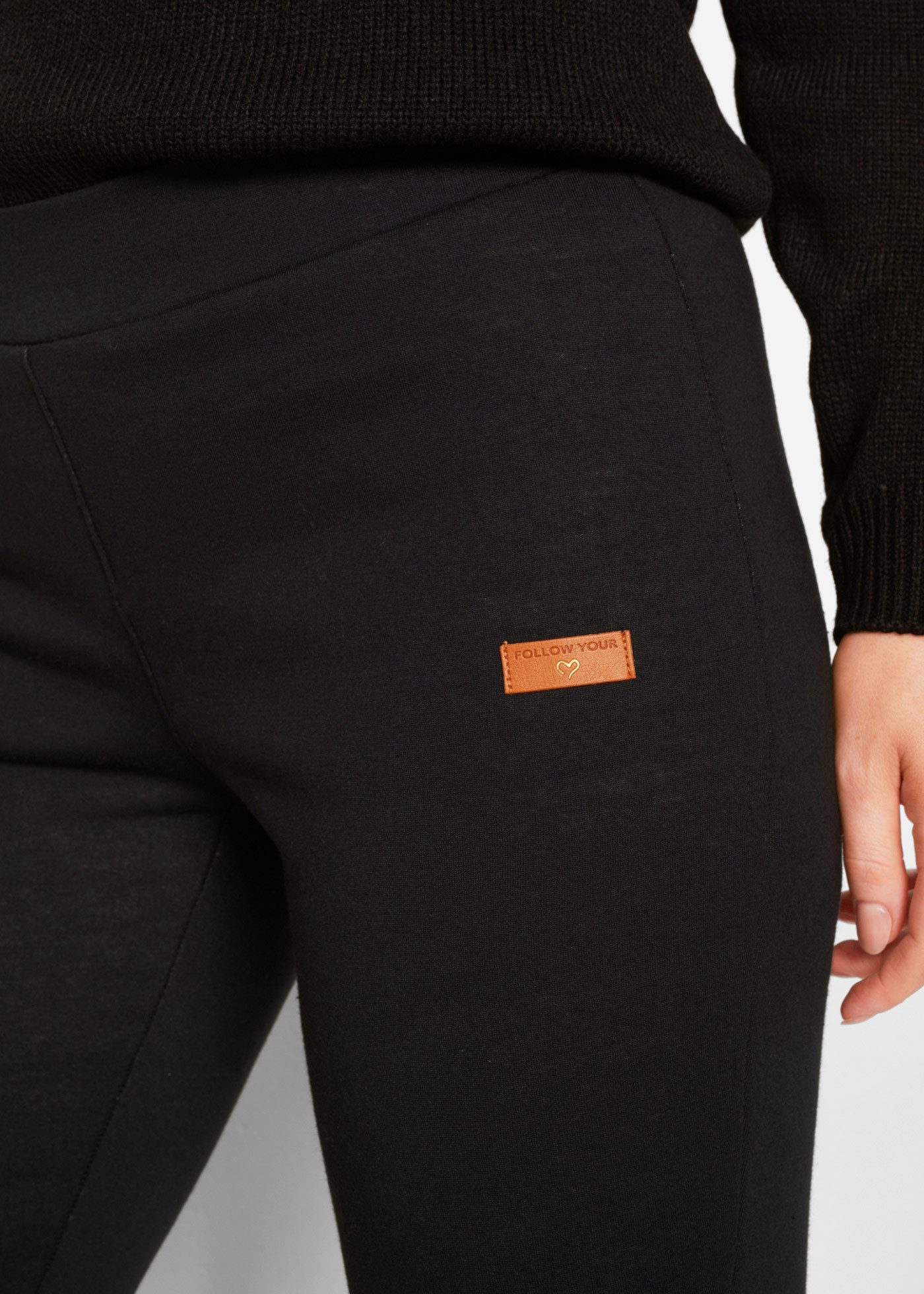 bonprix Thermoleggings mit Teddyfutter, aus Polyester und Baumwolle, Skinny Fit