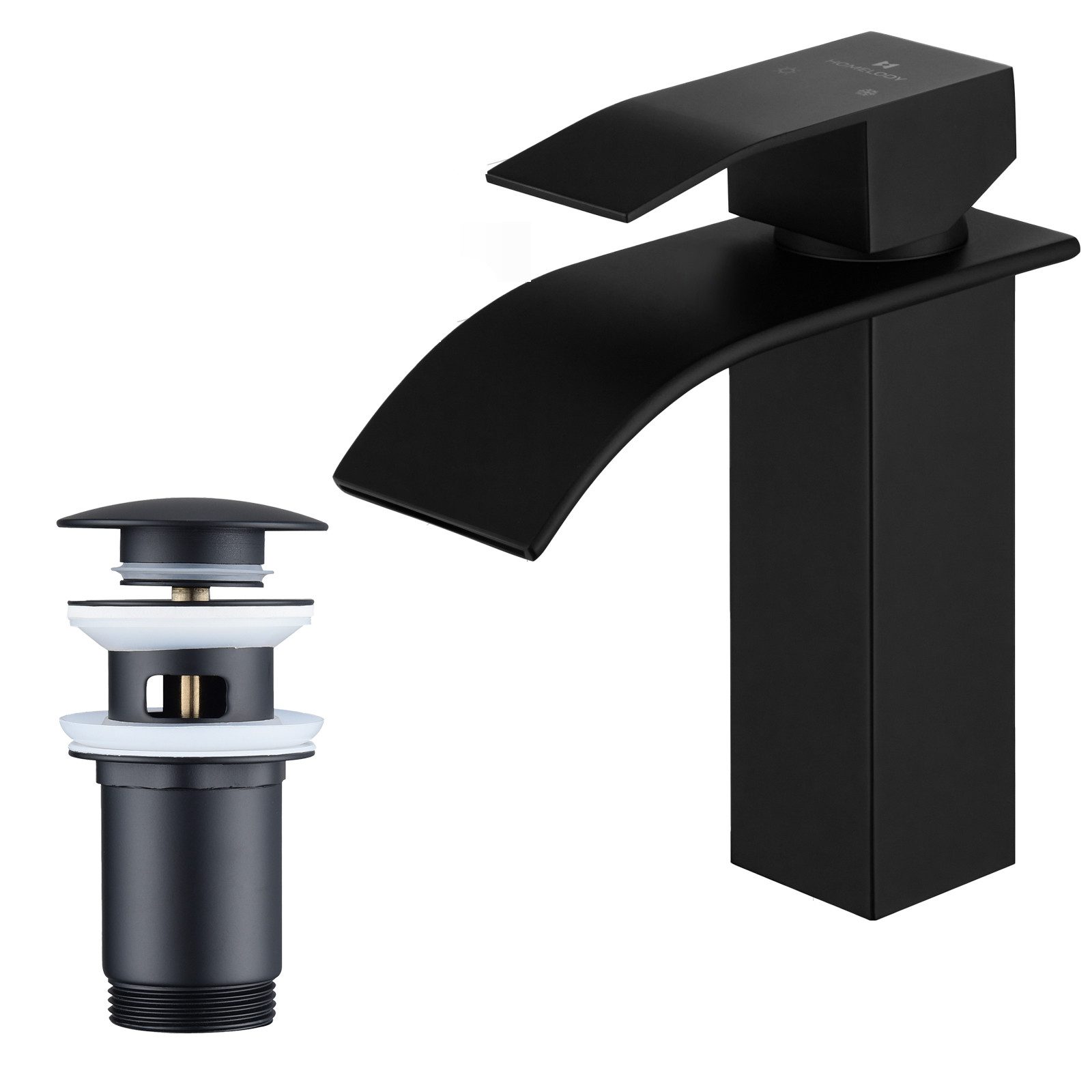 HOMELIVE Ablaufgarnitur Wasserfall Wasserhahn Armatur bad günstig online kaufen