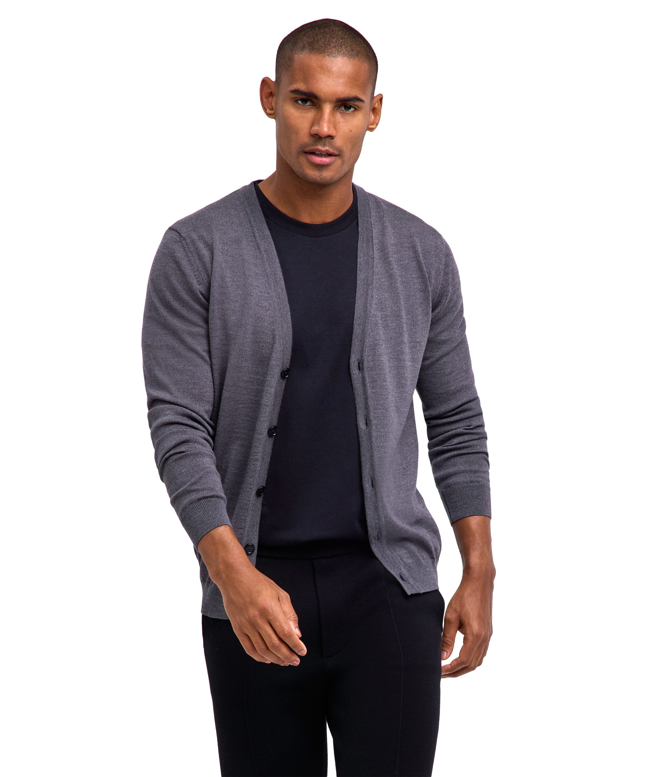 FALKE Strickjacke Pure Merino Wool (1-tlg) aus reiner, extrafeiner Merinowo günstig online kaufen