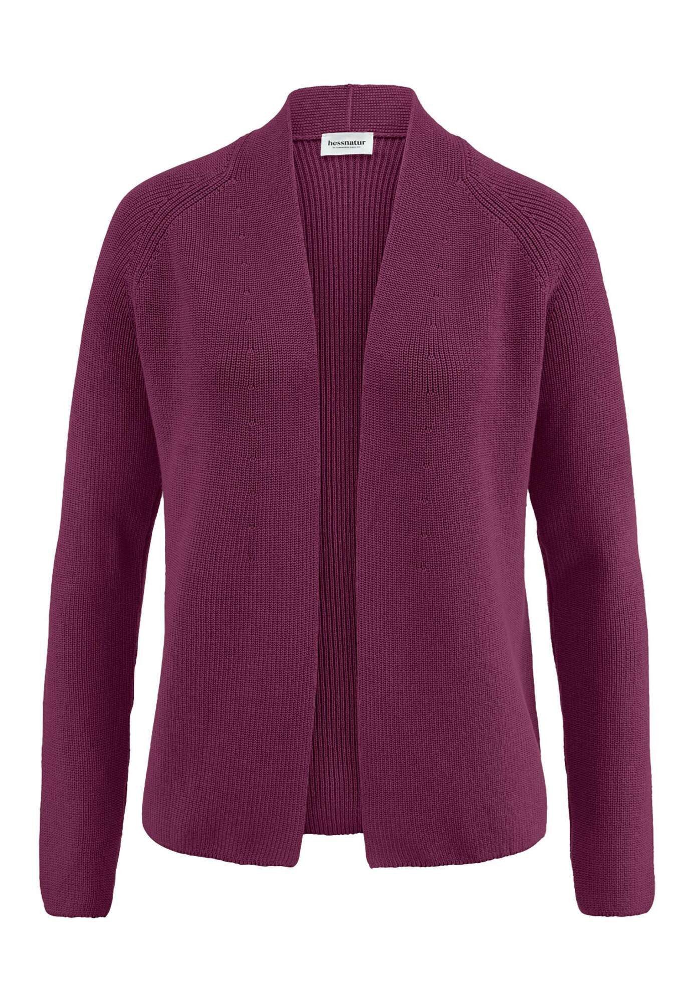 Hessnatur Strickjacke aus reiner Bio-Baumwolle (1-tlg)