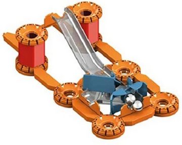 Geomag™ Magnetspielbausteine GEOMAG SPECIALEDITION - Mehrfachkanone - Leonardo Da Vinci -Murmelbah, (Packung, 266 St., Bausteine)