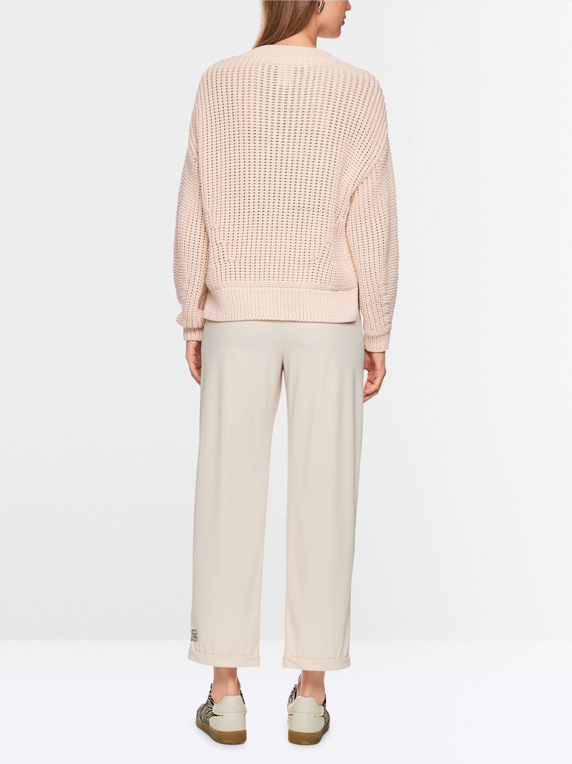 Marc Cain Sweatshirt Sweatshirt mit Fledermausärmel - Regular Fit