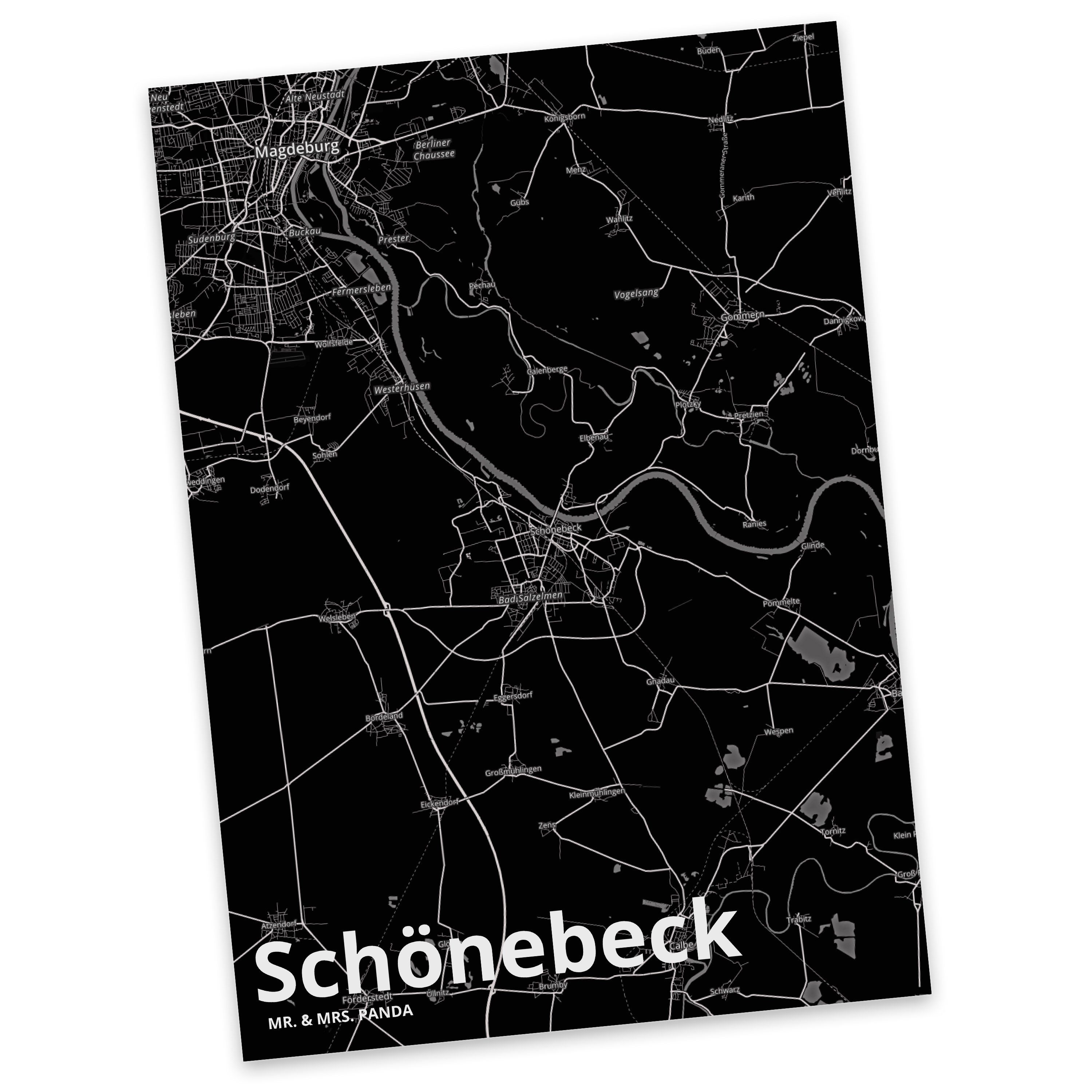 - Karte, Panda Dankeskarte, Karte Geschenk, & Dorf, Stadt Lan Postkarte Mr. Dorf Schönebeck Mrs.