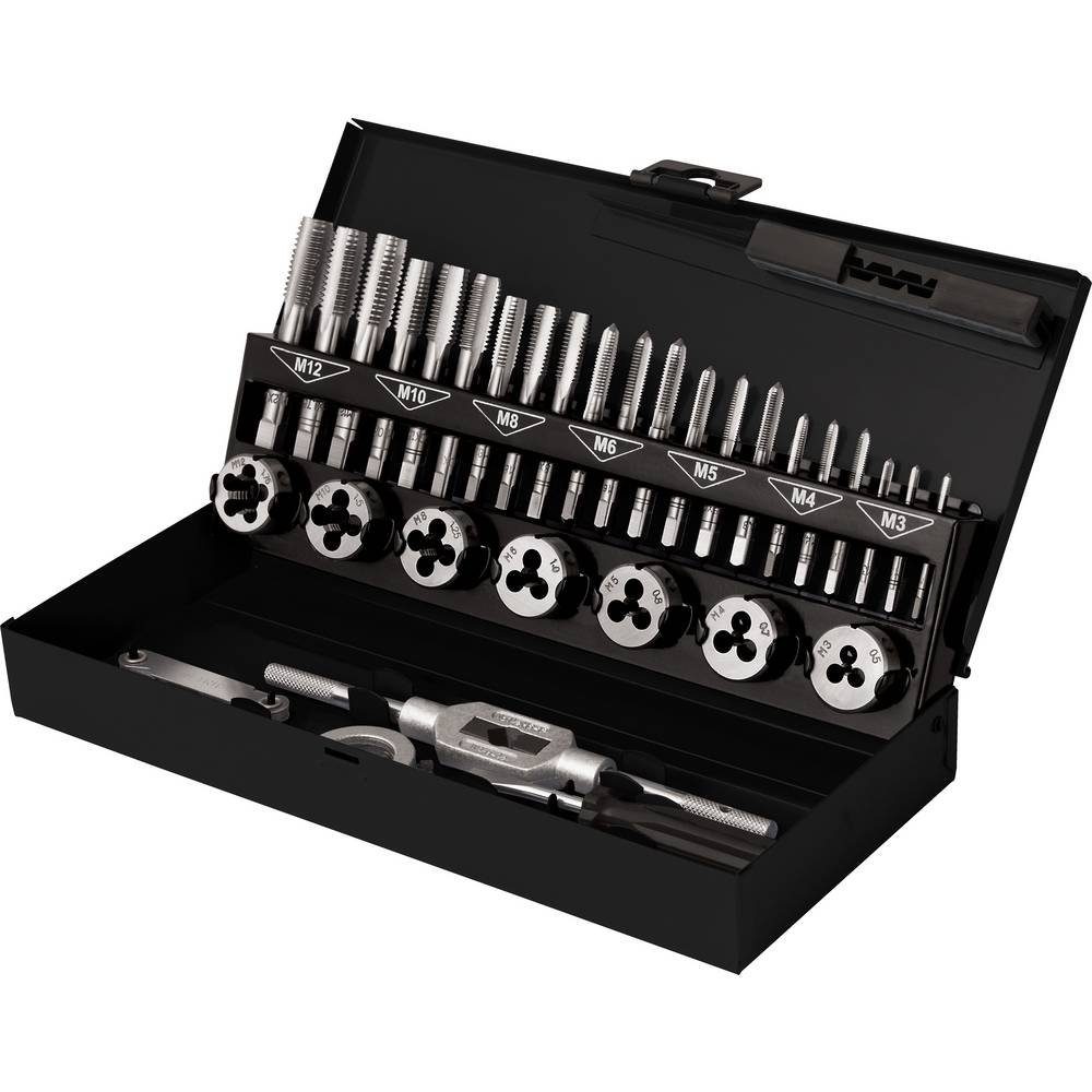 TOOLCRAFT Резьбонарезной станок GEWINDESCHNEIDSATZ 32-TLG