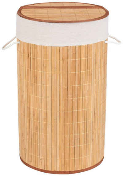 WENKO Wäschetruhe Bamboo, 55 l