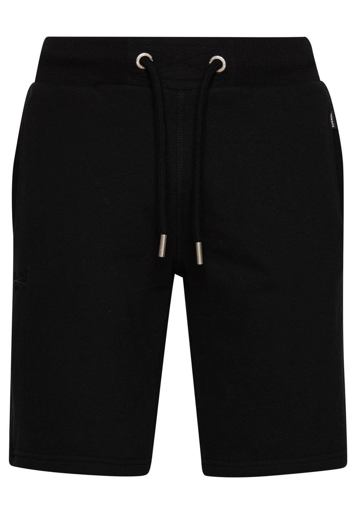 Jersey-Shorts Superdry Jogginghose Loungewear, Schwarz Sweatshorts - Herren
