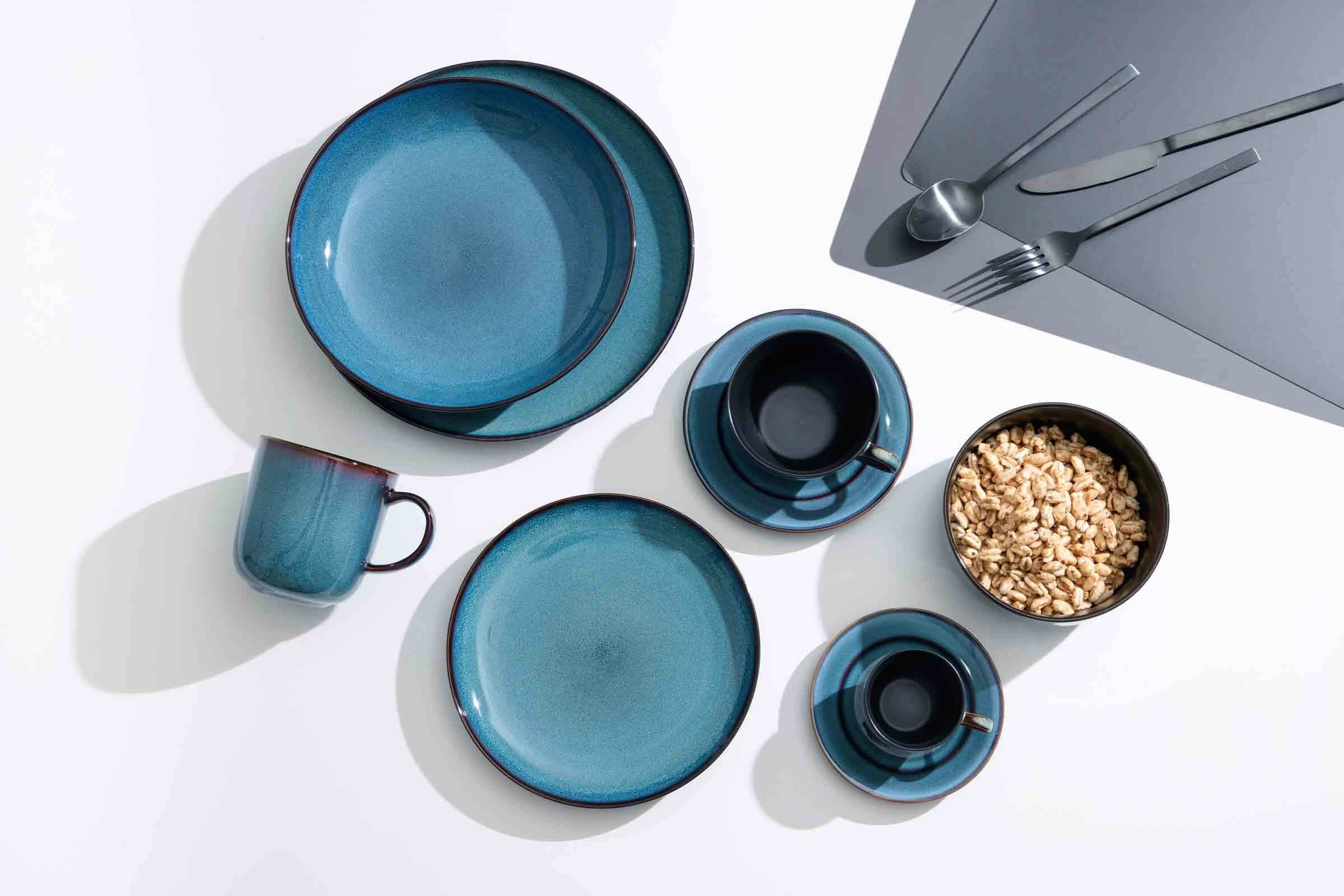 Ritzenhoff & Breker Schale Bali Müslischalen ø 14,5 cm 6er Set, Steinzeug, (6x Schale, 6-tlg)