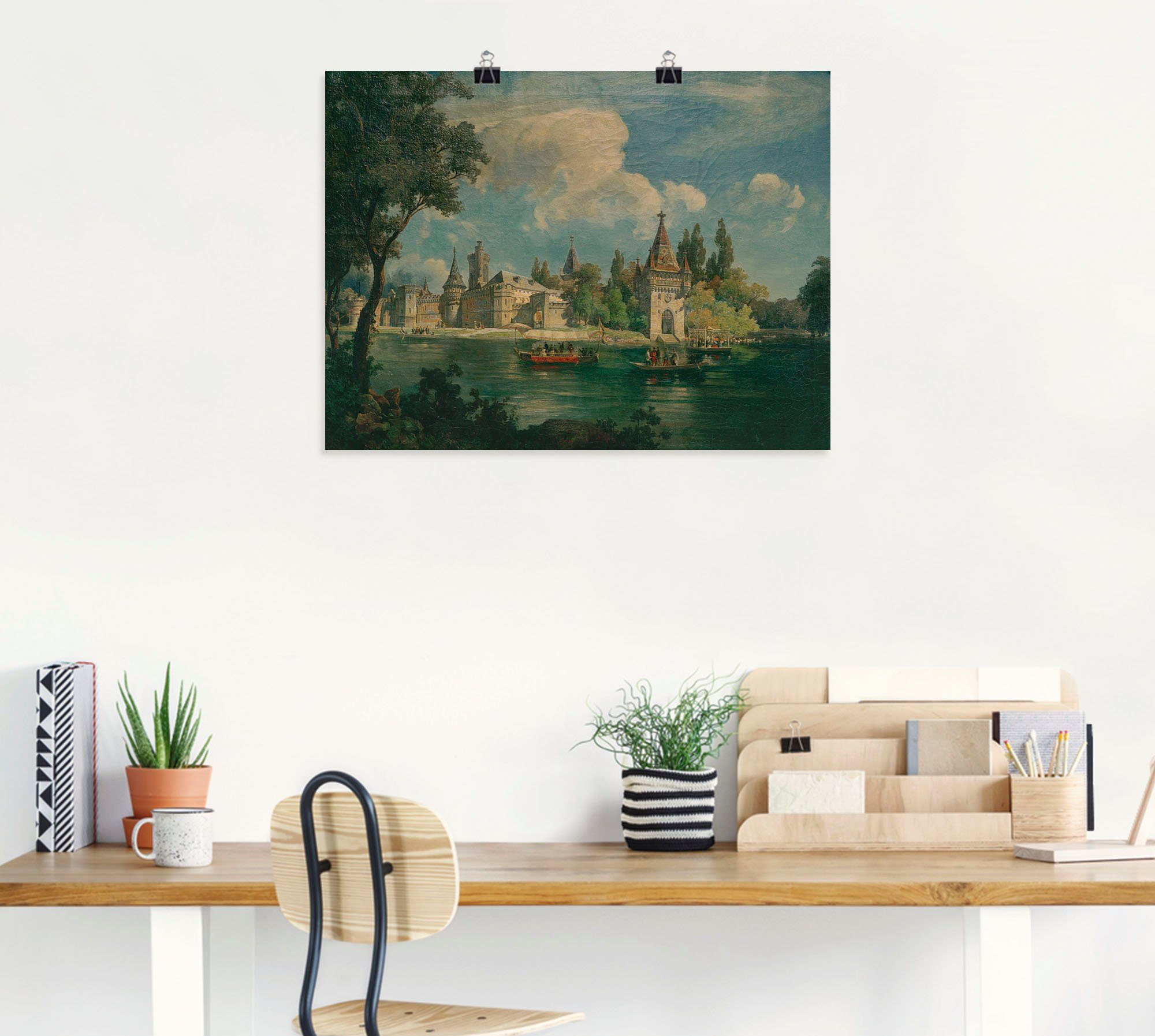 Artland Poster Schloss Laxenburg, Gebäude (1 St), ohne Rahmen