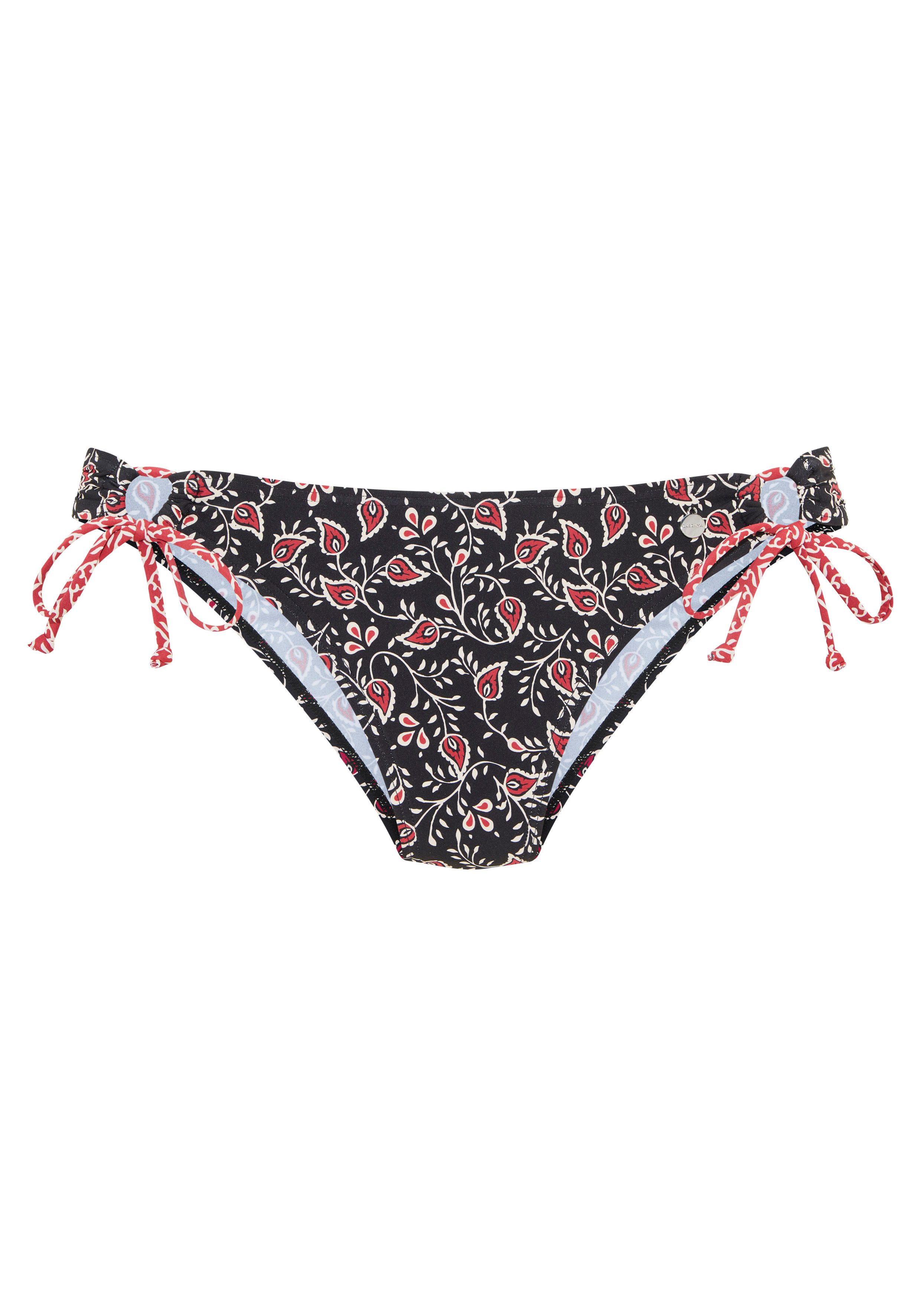 LASCANA Bikini-Hose Louna seitlich zu binden und im Mustermix-Design – Bild 2 von 4