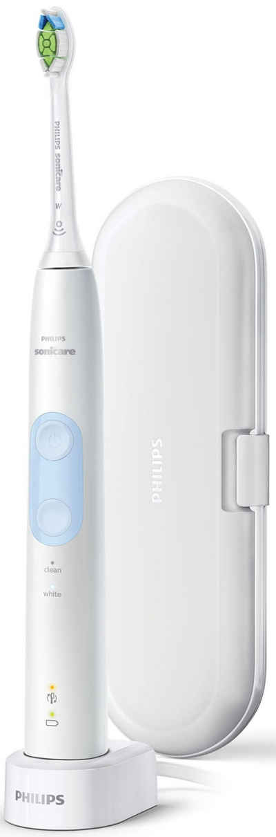 Philips Sonicare Elektrische Zahnbürste HX6839/28, Aufsteckbürsten: 1 St., Protective Clean 4500, mit 2 Putzprogrammen