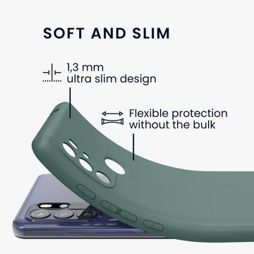 kwmobile Handyhülle Hülle für Motorola Moto G60S, Hülle Silikon - Soft Handyhülle - Handy Case Cover