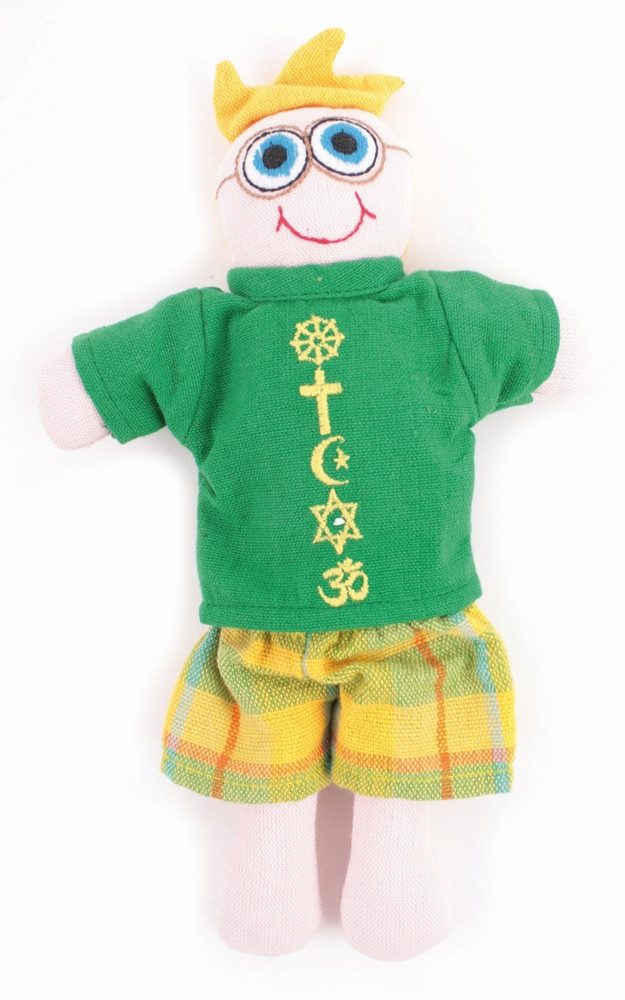 El Puente Stoffpuppe Vielfaltspuppe "Hawi", Handmade, Handmade
