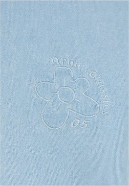 URBAN CLASSICS Kapuzenpullover Damen Ladies Short Flower Embroidery Terry Hoody (1-tlg)