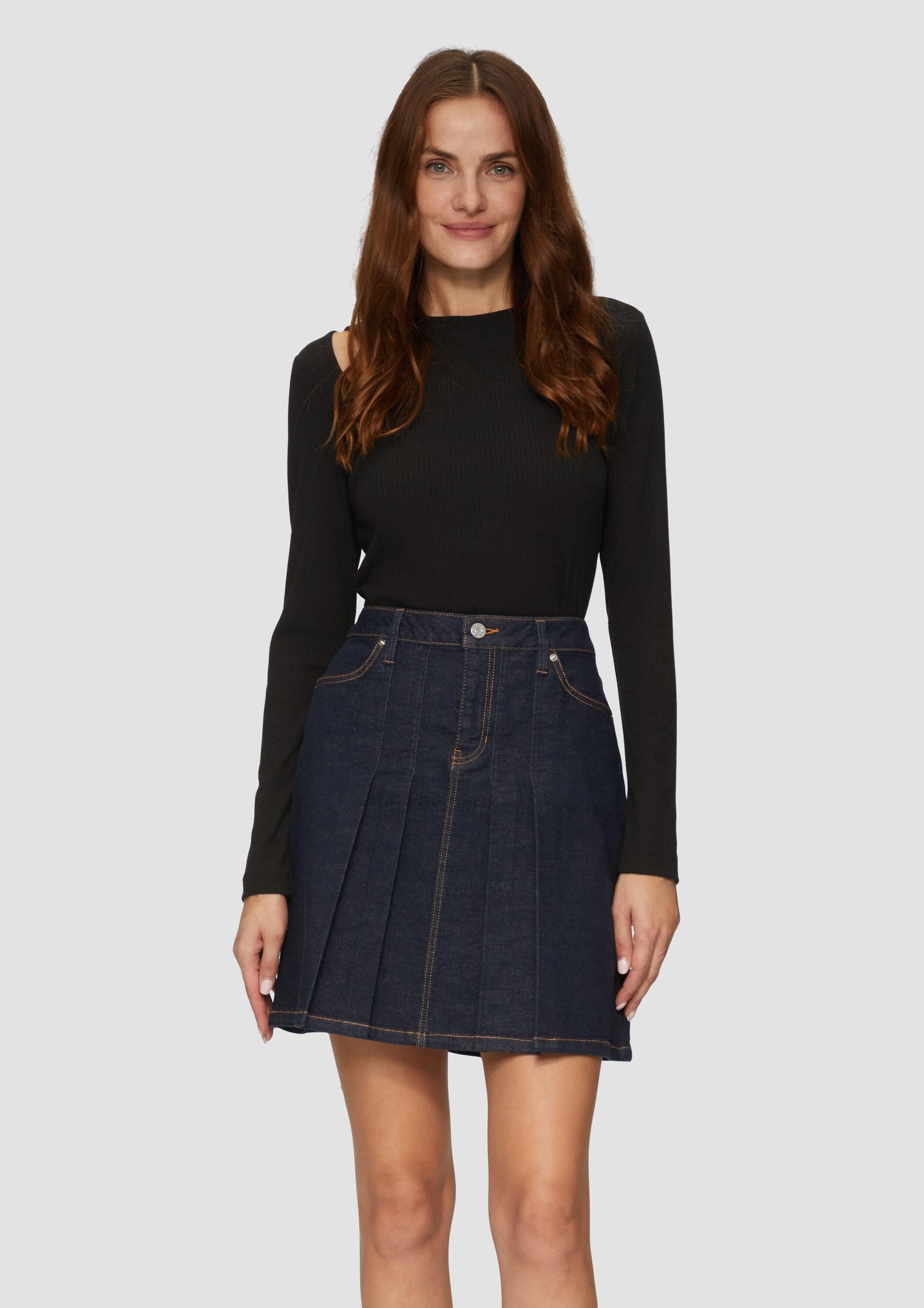 s.Oliver Langarmshirt T-Shirt Geripptes Longsleeve mit günstig online kaufen