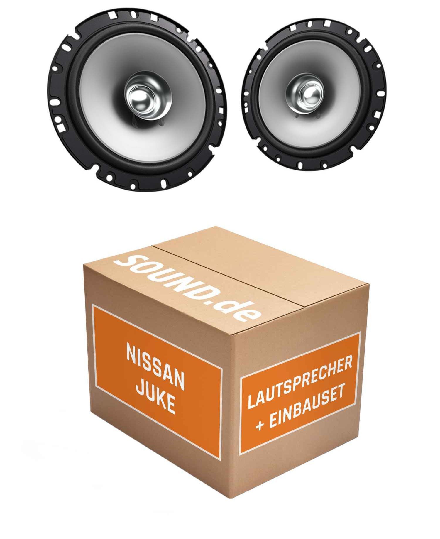 JUST SOUND best choice for caraudio Lautsprecher Boxen Set Kenwood KFC-S1756 Nissan Juke 1. Generation Auto-Lautsprecher (30 W, 16 cm)