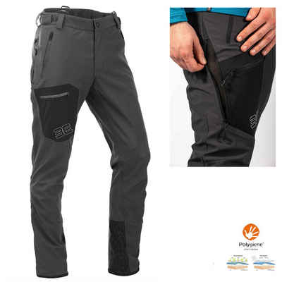 Maul Skihose Maul - Seilschaft 2 - Herren Softshell Tourenhose, grau