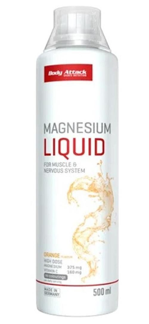 Body Attack Body Attack Magnesium Liquid Orange 500ml Flüssigkeit, 500.0 ml