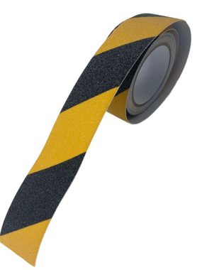 VaGo-Tools Klebeband Antirutschband 50mm x 5m schwarz-gelb 10 Stück